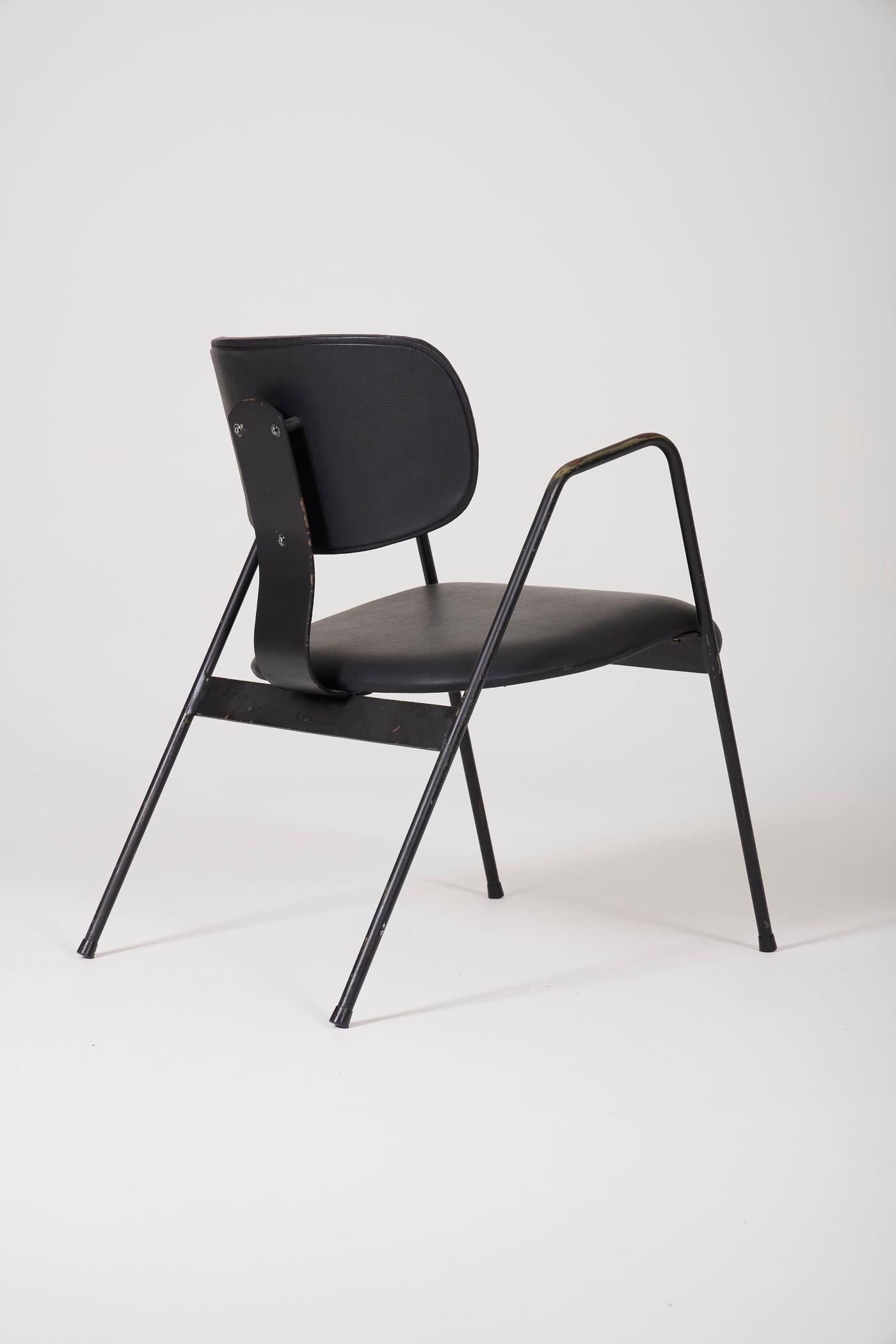Metal Willy Van der Meeren armchair