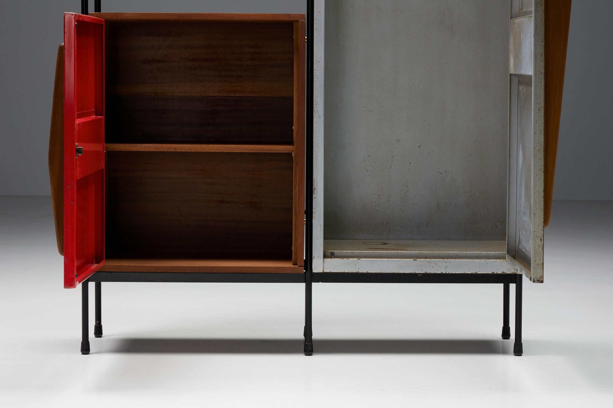 Metal Cabinet by Willy Van der Meeren & Eric Lemesre for Tubax, 1950's