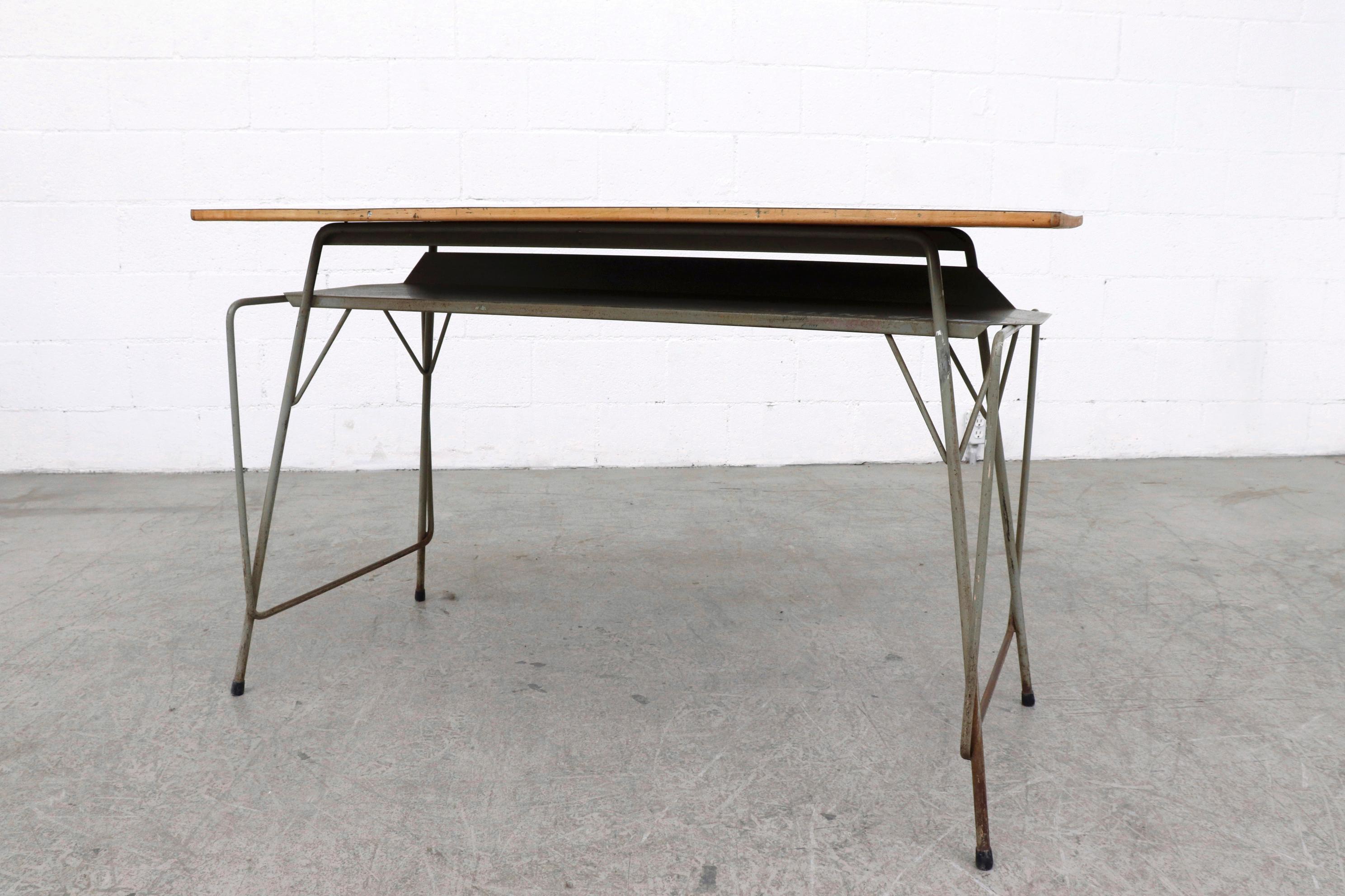 Metal Willy van der Meeren Desk for Tubax