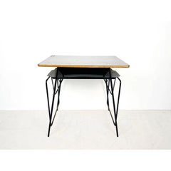 Willy Van Der Meeren Desk in Wooden Edge and Formica Top