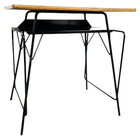 Willy Van Der Meeren Desk in Wooden Edge and Formica Top