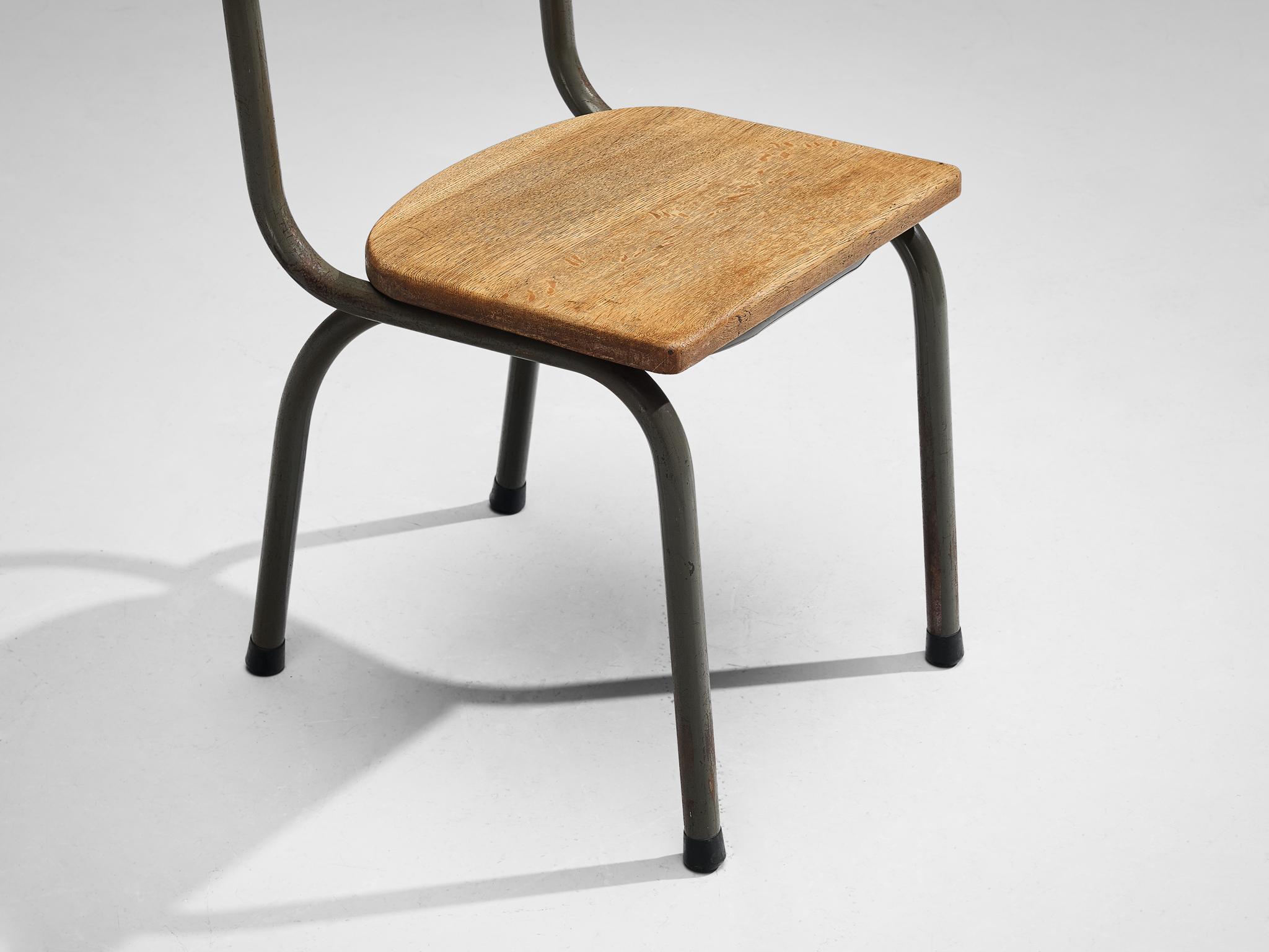Mid-Century Modern Willy Van Der Meeren for Tubax Chairs in Oak  For Sale