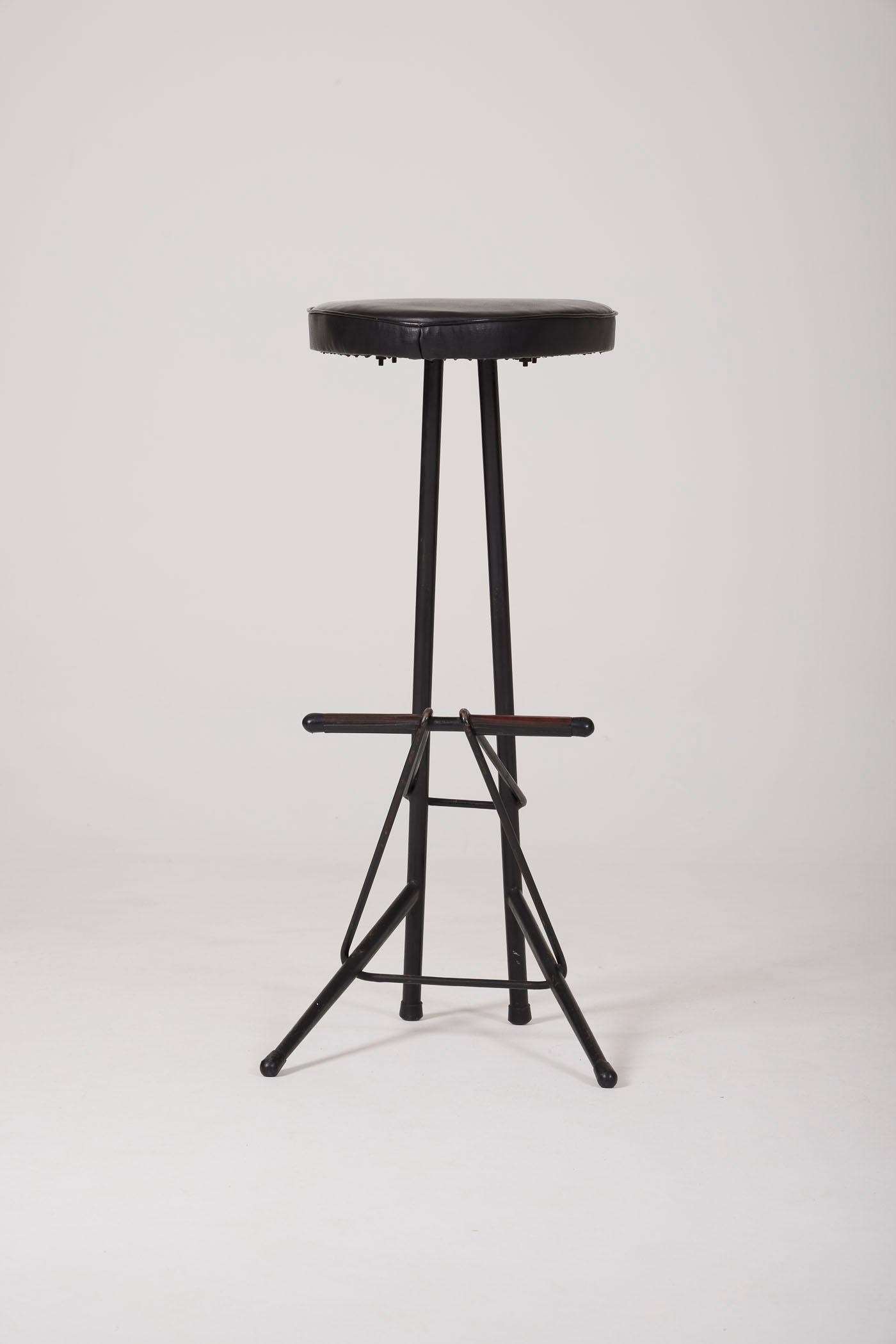 Metal Willy Van der Meeren high stool For Sale