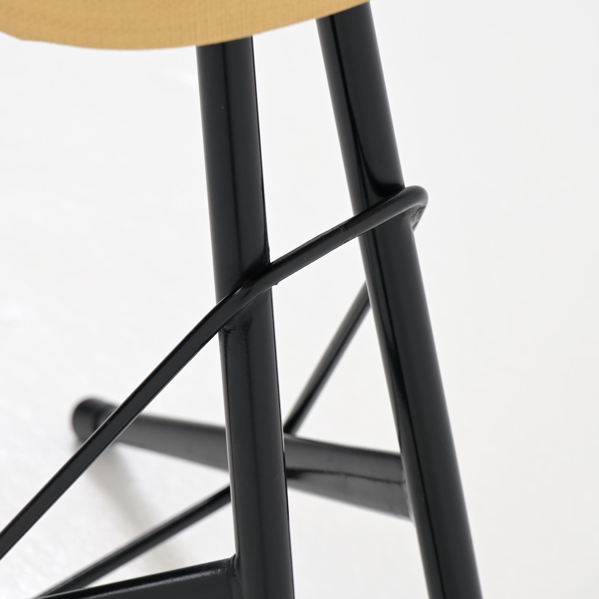 Willy Van Der Meeren low stool by Tubax For Sale 4