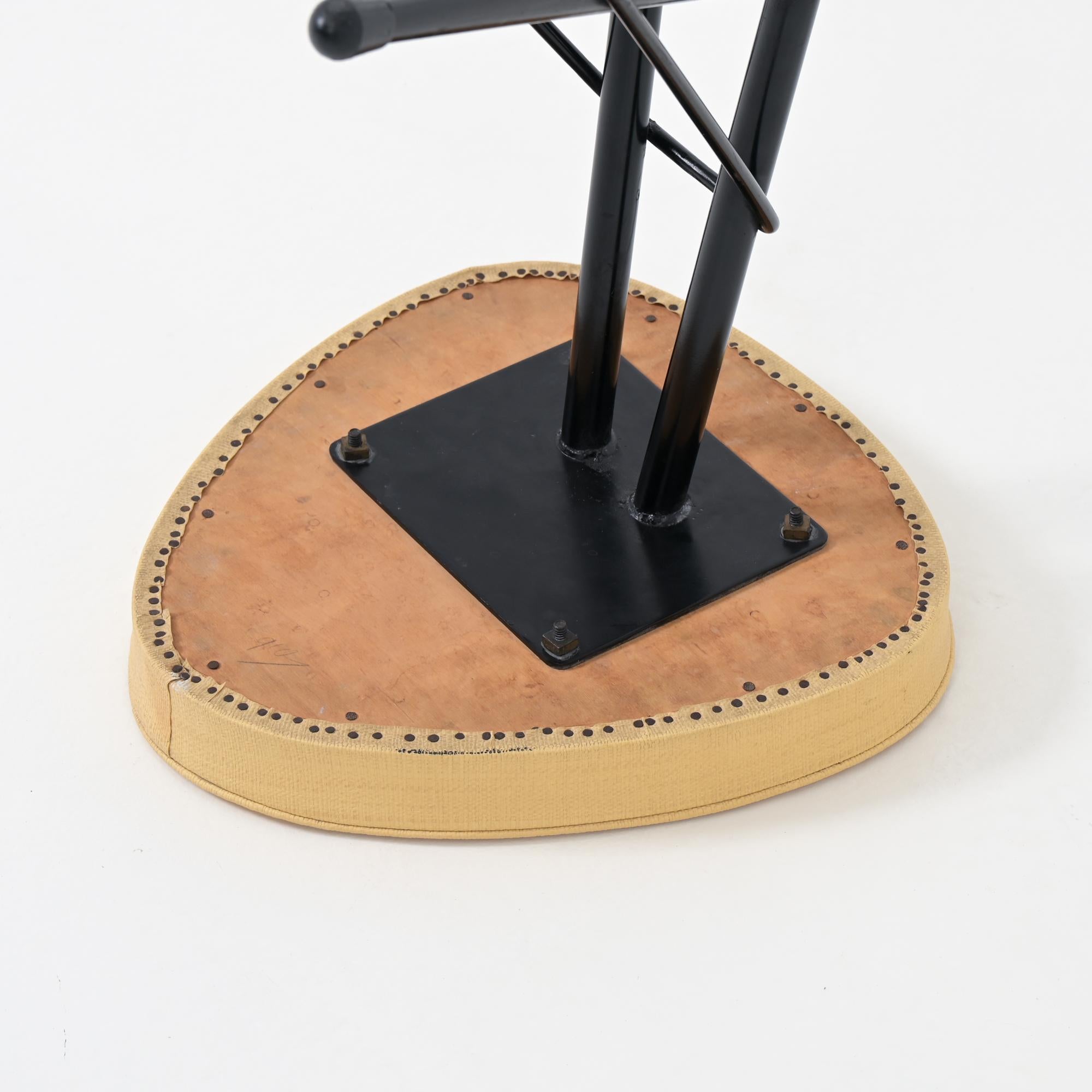 Willy Van Der Meeren low stool by Tubax For Sale 10