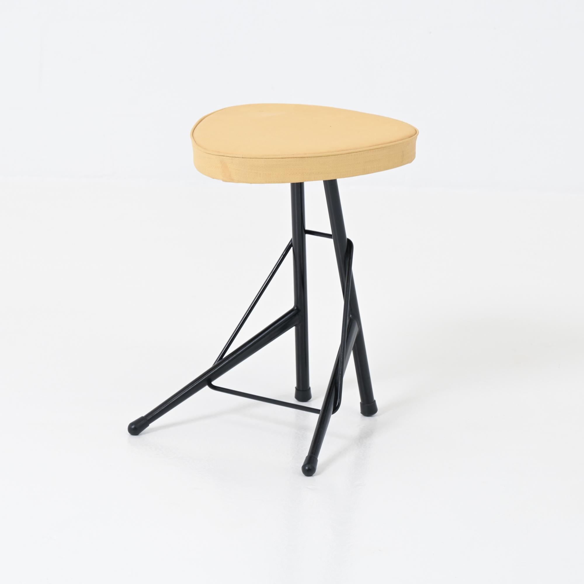 Mid-Century Modern Willy Van Der Meeren low stool by Tubax For Sale