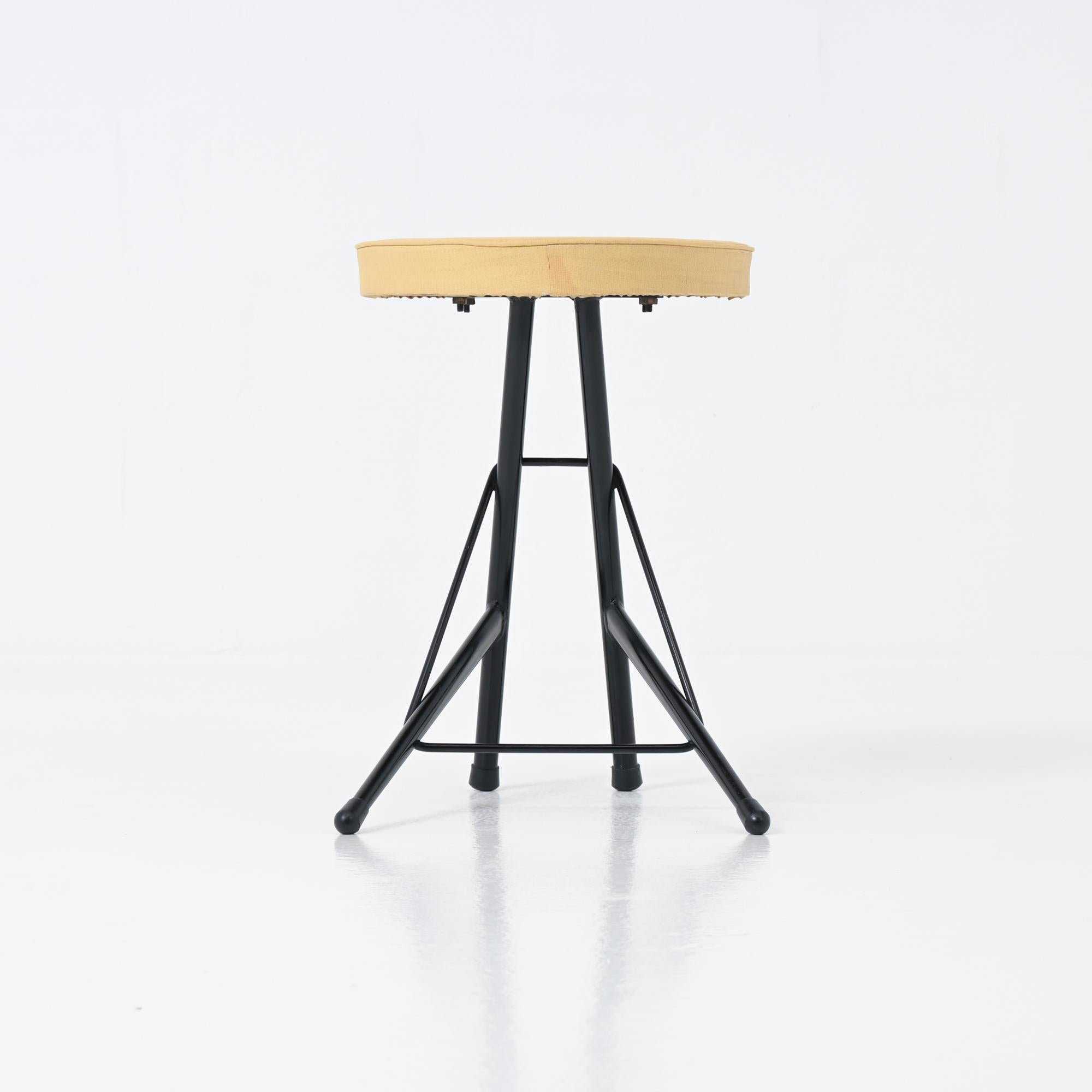 Mid-20th Century Willy Van Der Meeren low stool by Tubax For Sale