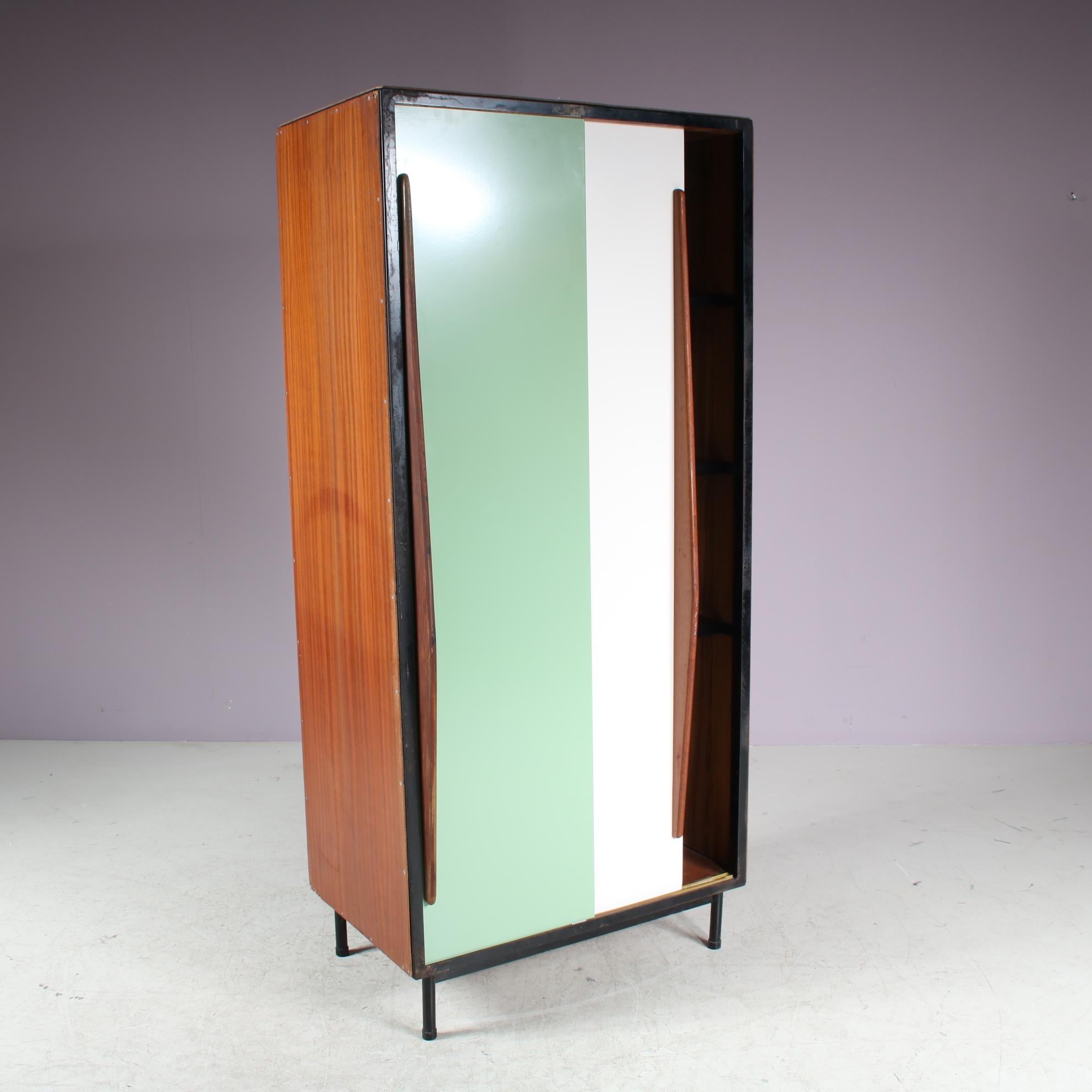 Armoire Willy van der Meeren pour Tubax, Belgique 1950 4