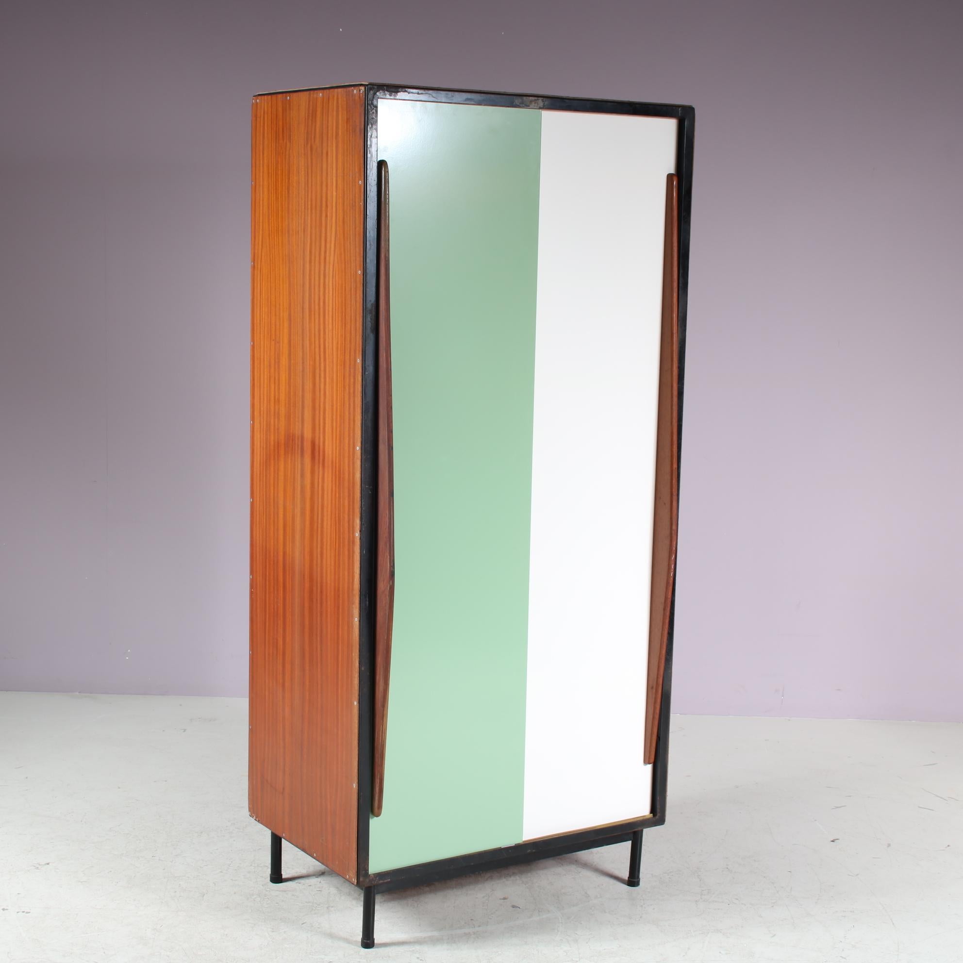 Armoire Willy van der Meeren pour Tubax, Belgique 1950 5