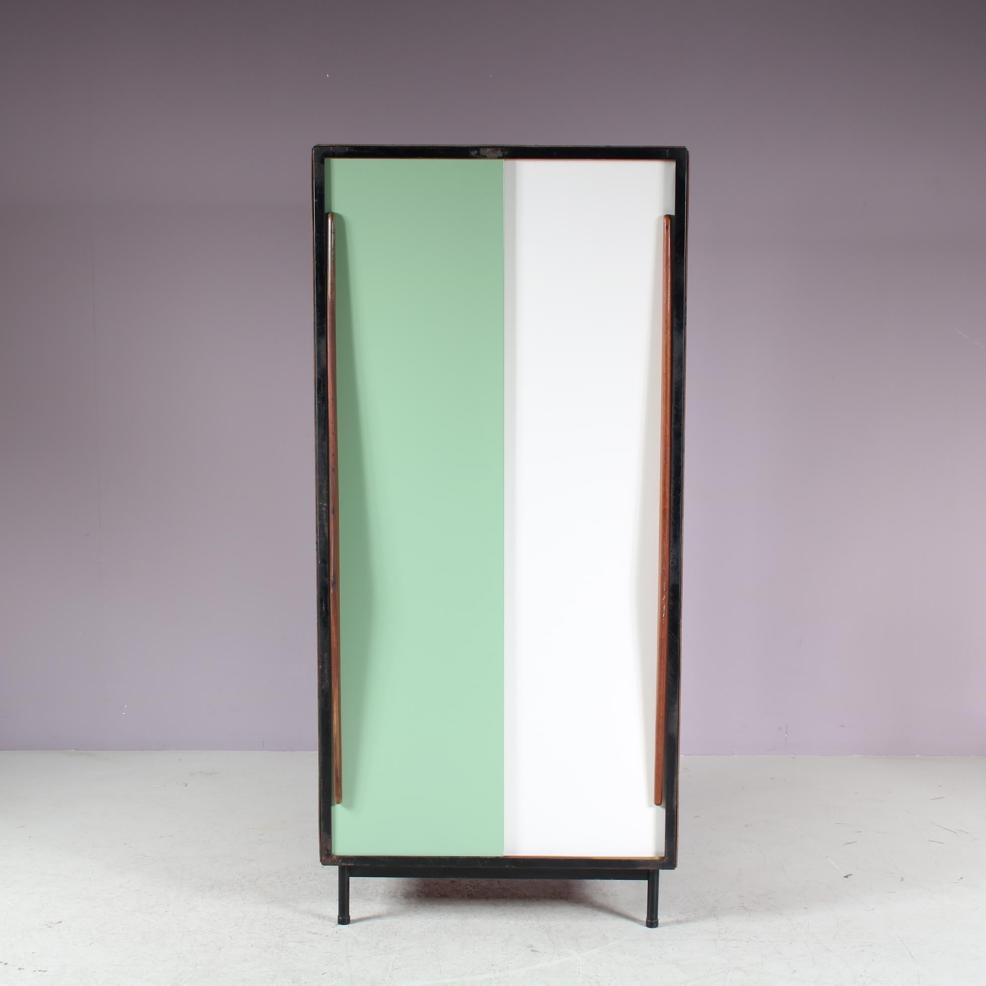 Armoire Willy van der Meeren pour Tubax, Belgique 1950 6