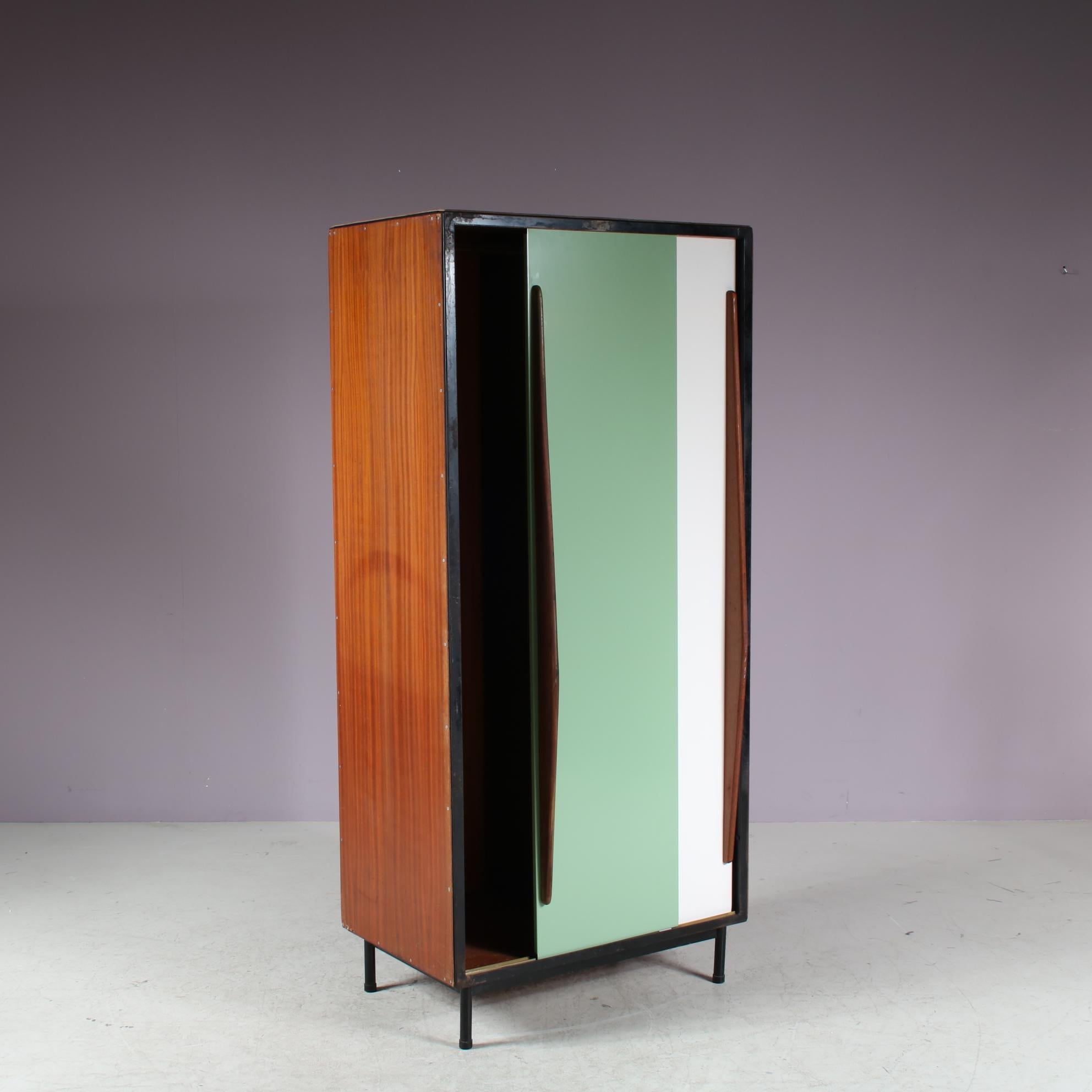 Belge Armoire Willy van der Meeren pour Tubax, Belgique 1950