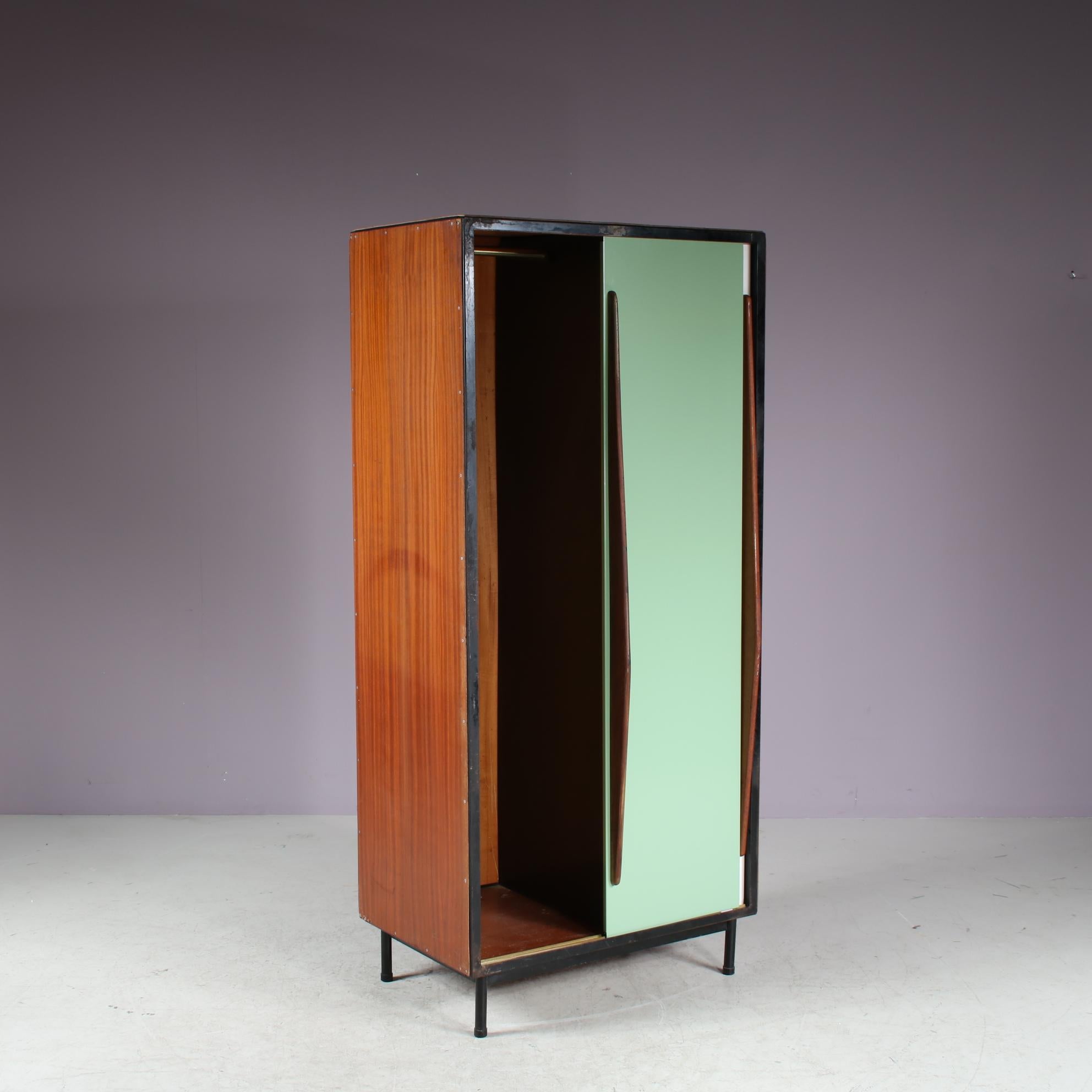 Milieu du XXe siècle Armoire Willy van der Meeren pour Tubax, Belgique 1950
