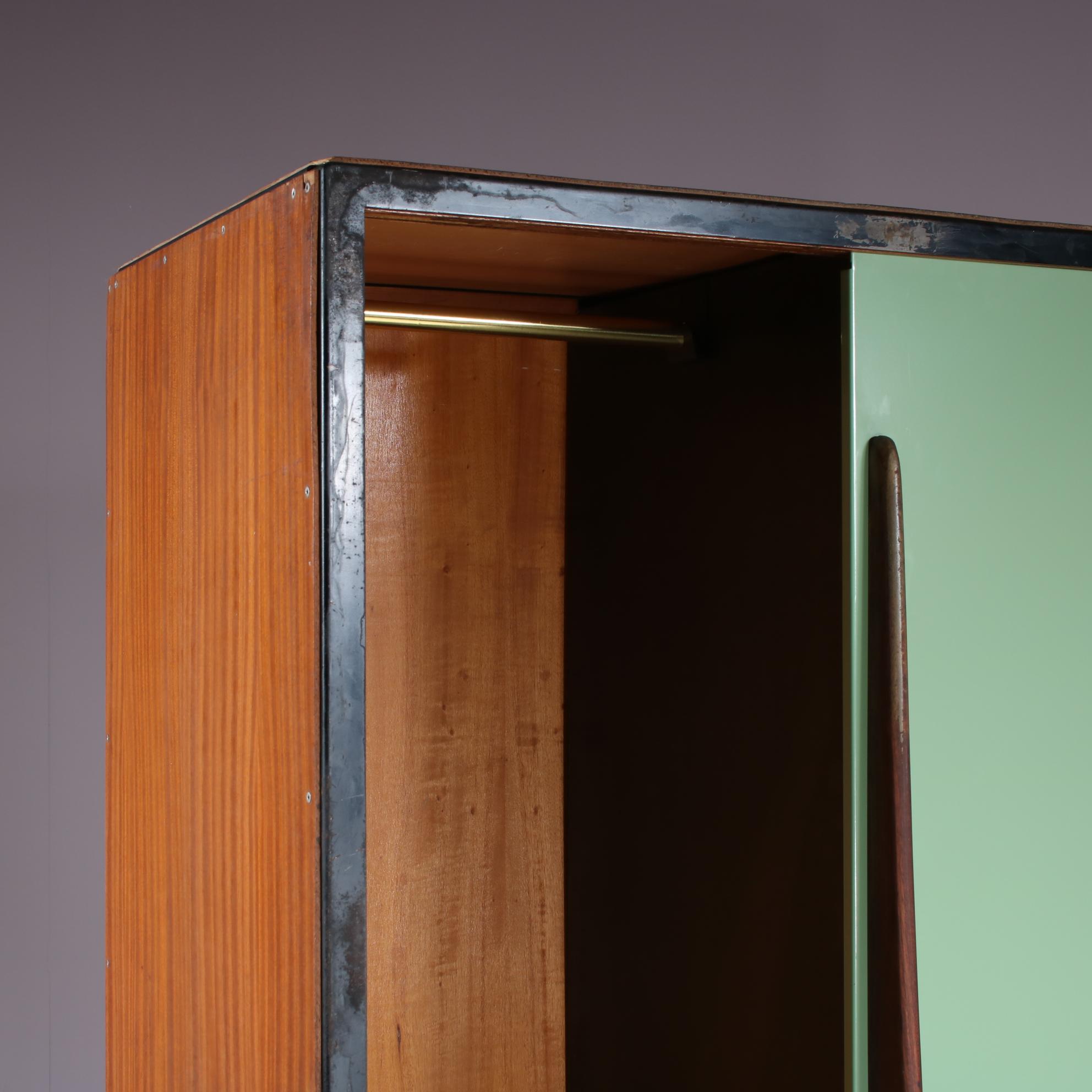 Métal Armoire Willy van der Meeren pour Tubax, Belgique 1950