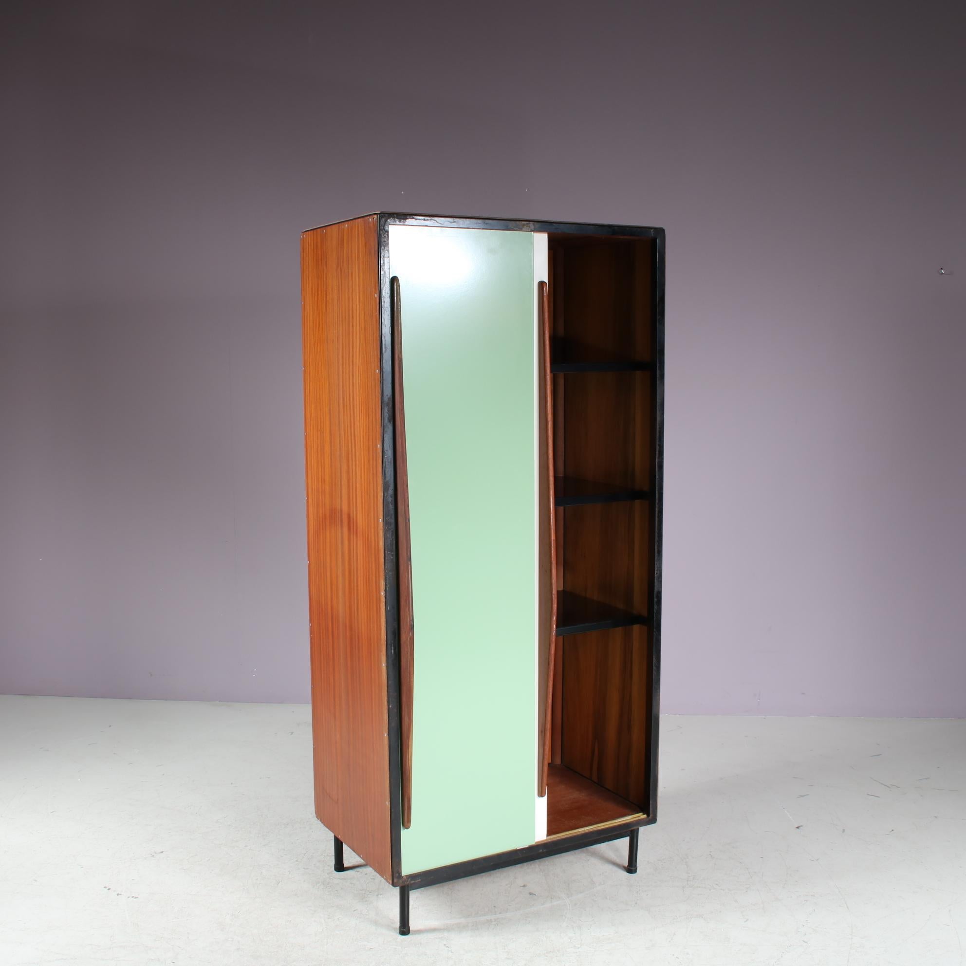 Armoire Willy van der Meeren pour Tubax, Belgique 1950 1