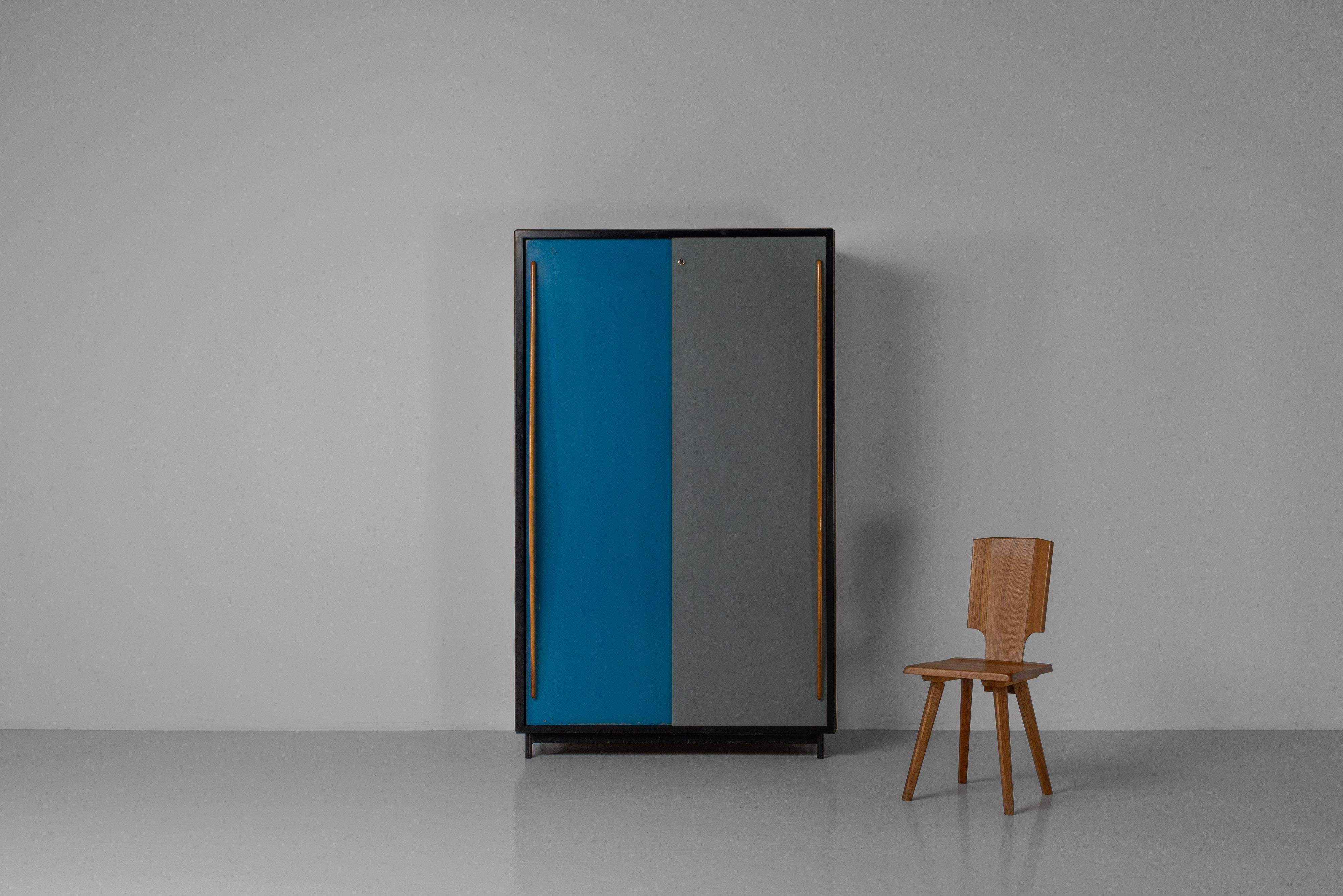 Armario Willy Van Der Meeren Tubax Bélgica 1952 Azul en venta 4