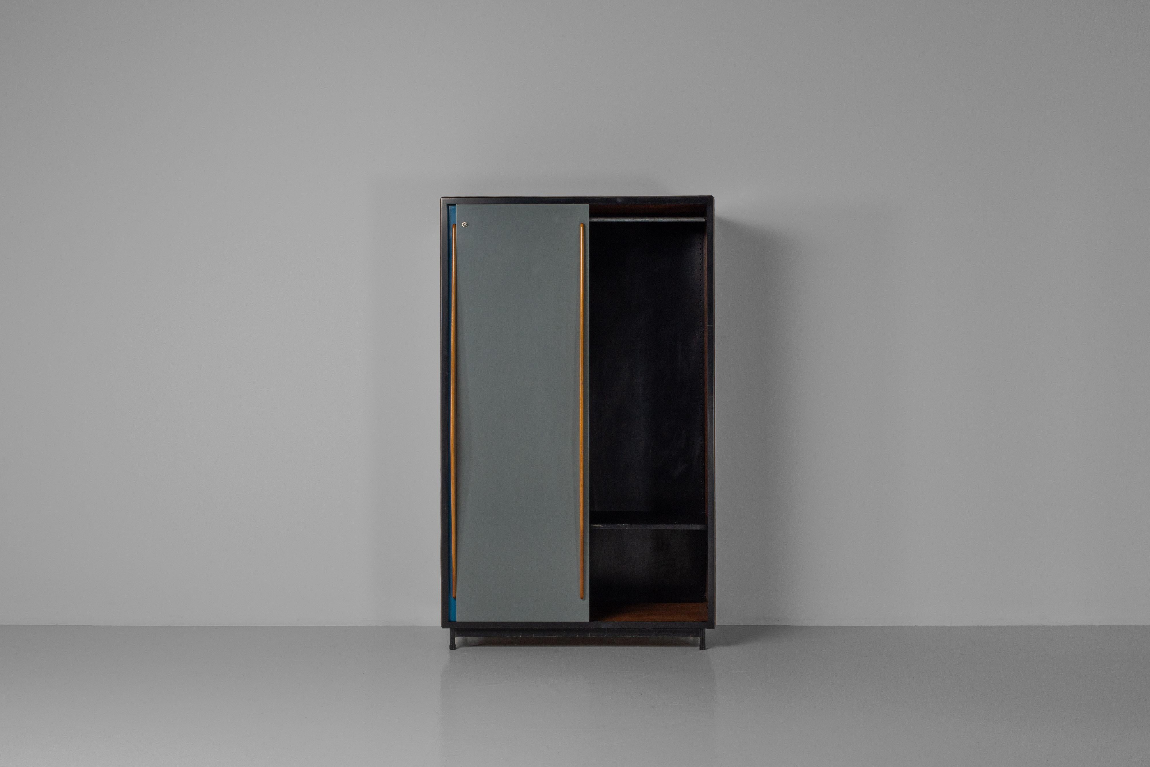 Armario Willy Van Der Meeren Tubax Bélgica 1952 Azul en venta 7