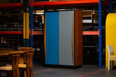 Willy van der Meeren wardrobe Tubax Belgium 1952 Blue