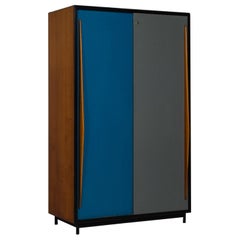 Willy van der Meeren wardrobe Tubax Belgium 1952 Blue
