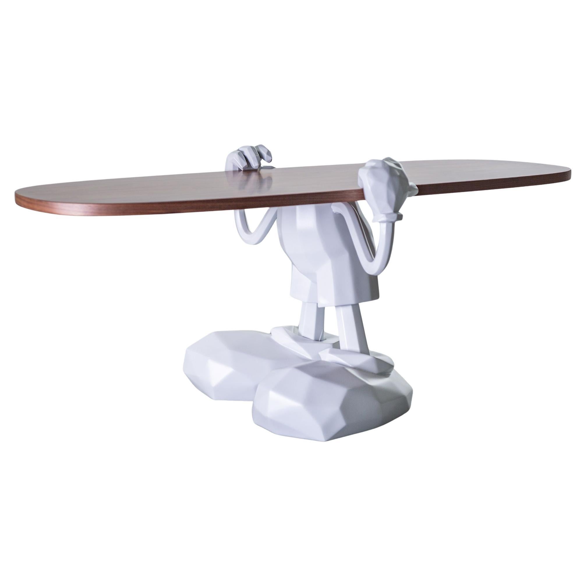 Table Willy en noyer en vente