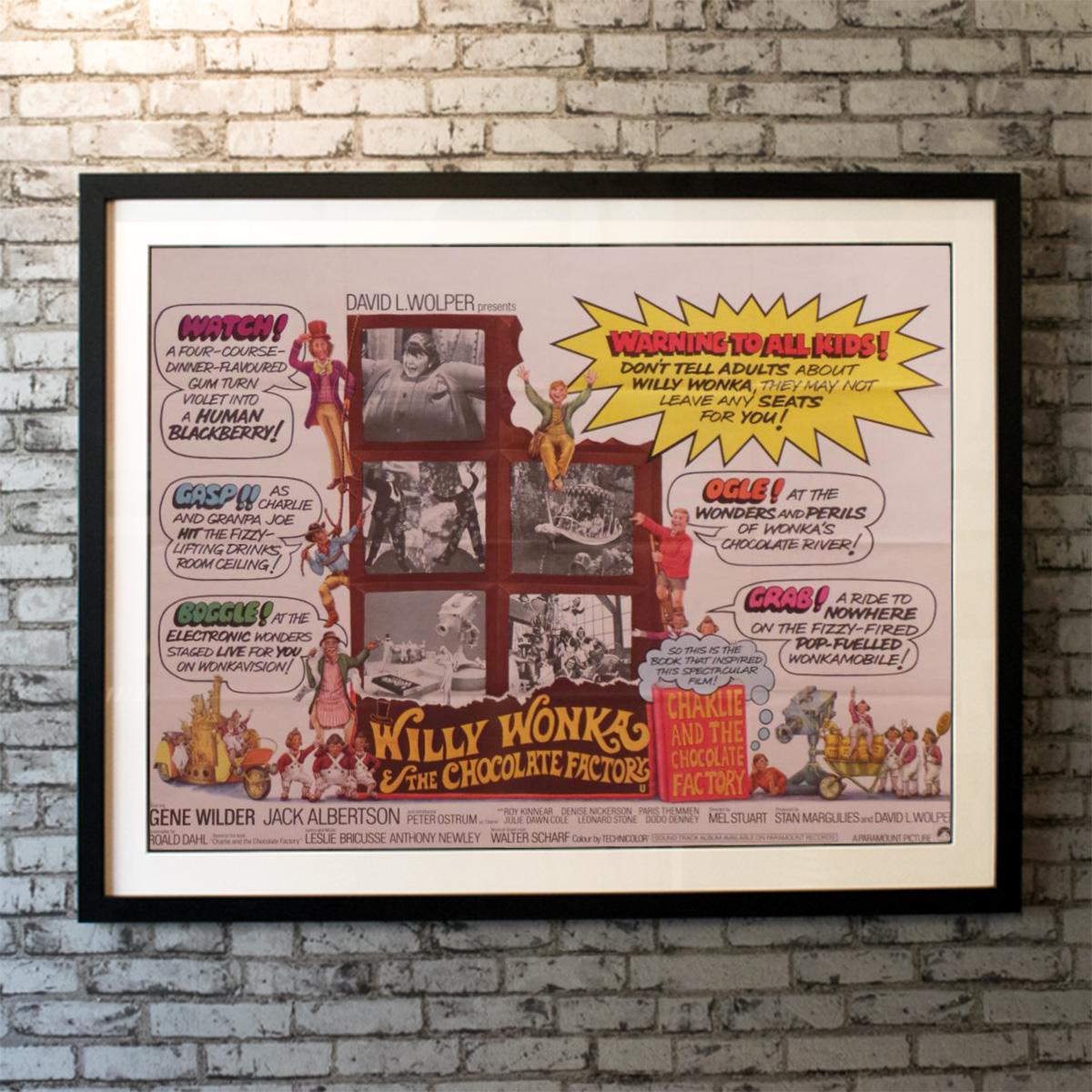 Willy Wonka & The Chocolate Factory '1971' Poster In Good Condition For Sale In London, GB