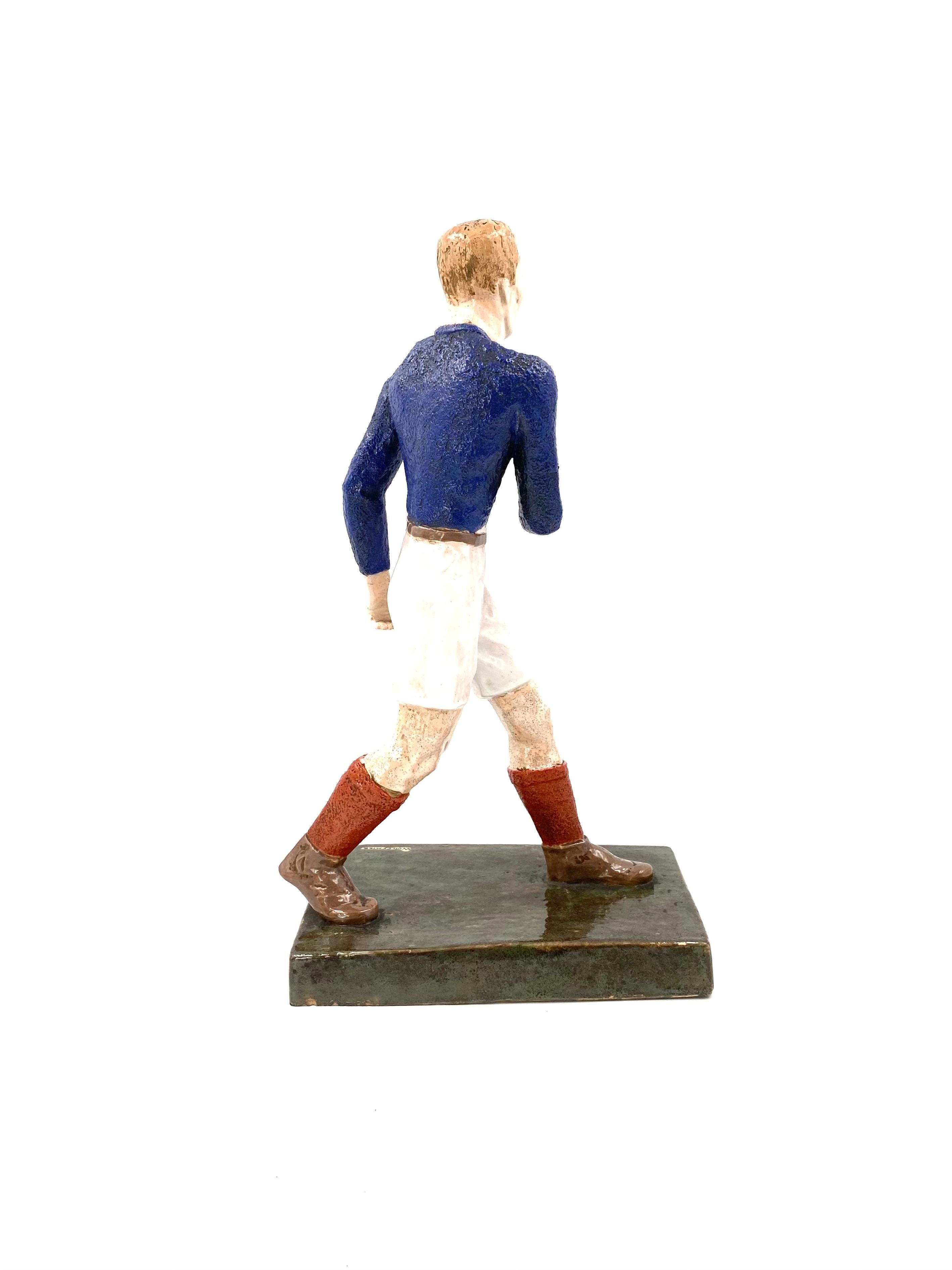 Willy Wuilleumier, Sculptures 'Les Joueurs De Rugby', G.A.M. France, 1940 For Sale 5