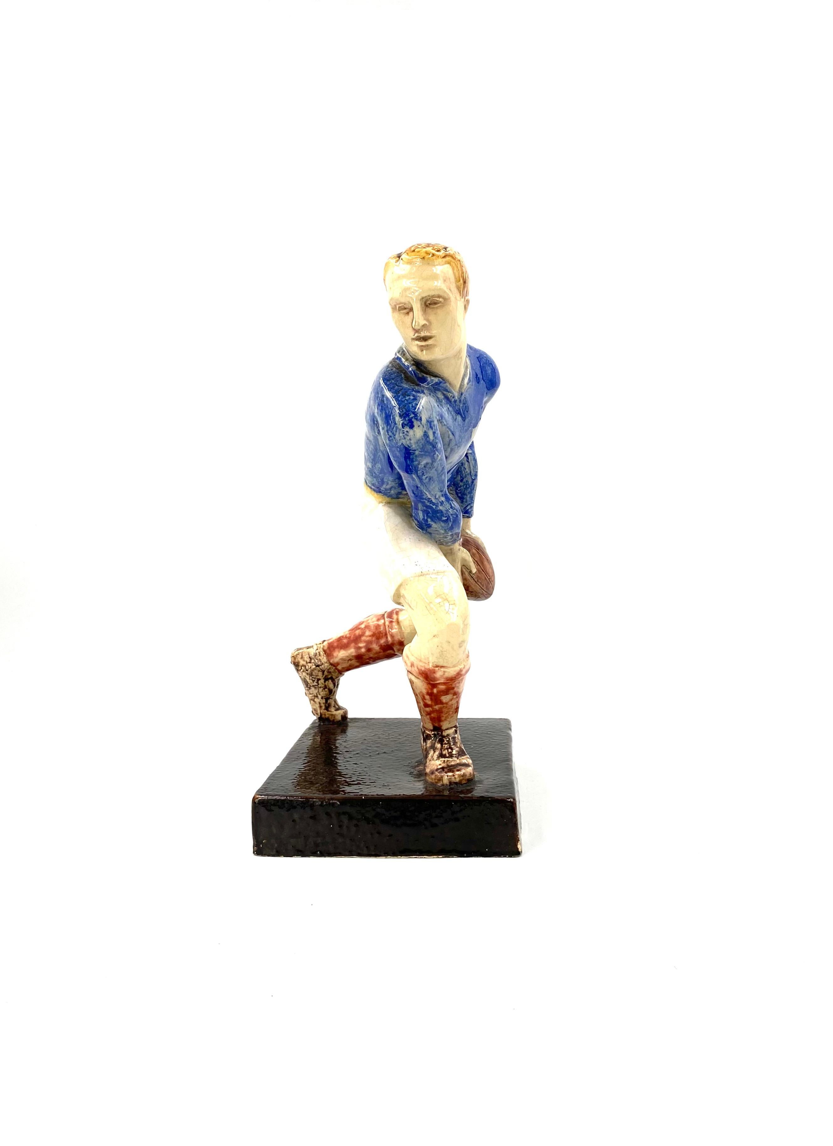 Willy Wuilleumier, Sculptures 'Les Joueurs De Rugby', G.A.M. France, 1940 For Sale 9