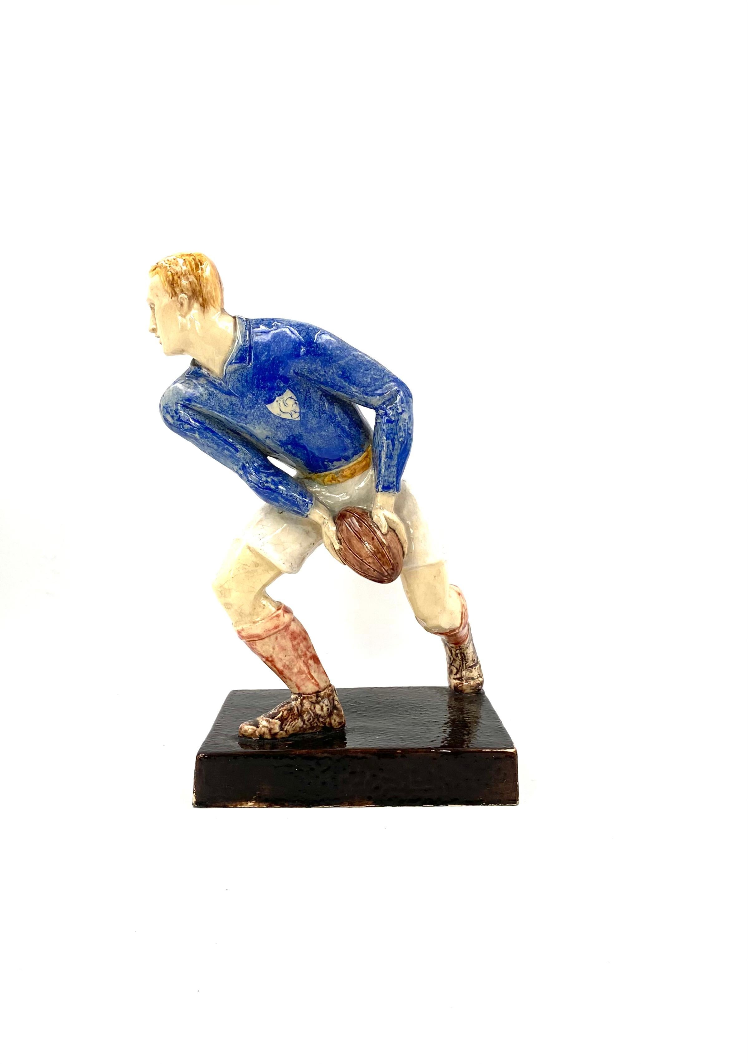Willy Wuilleumier, Sculptures 'Les Joueurs De Rugby', G.A.M. France, 1940 For Sale 10