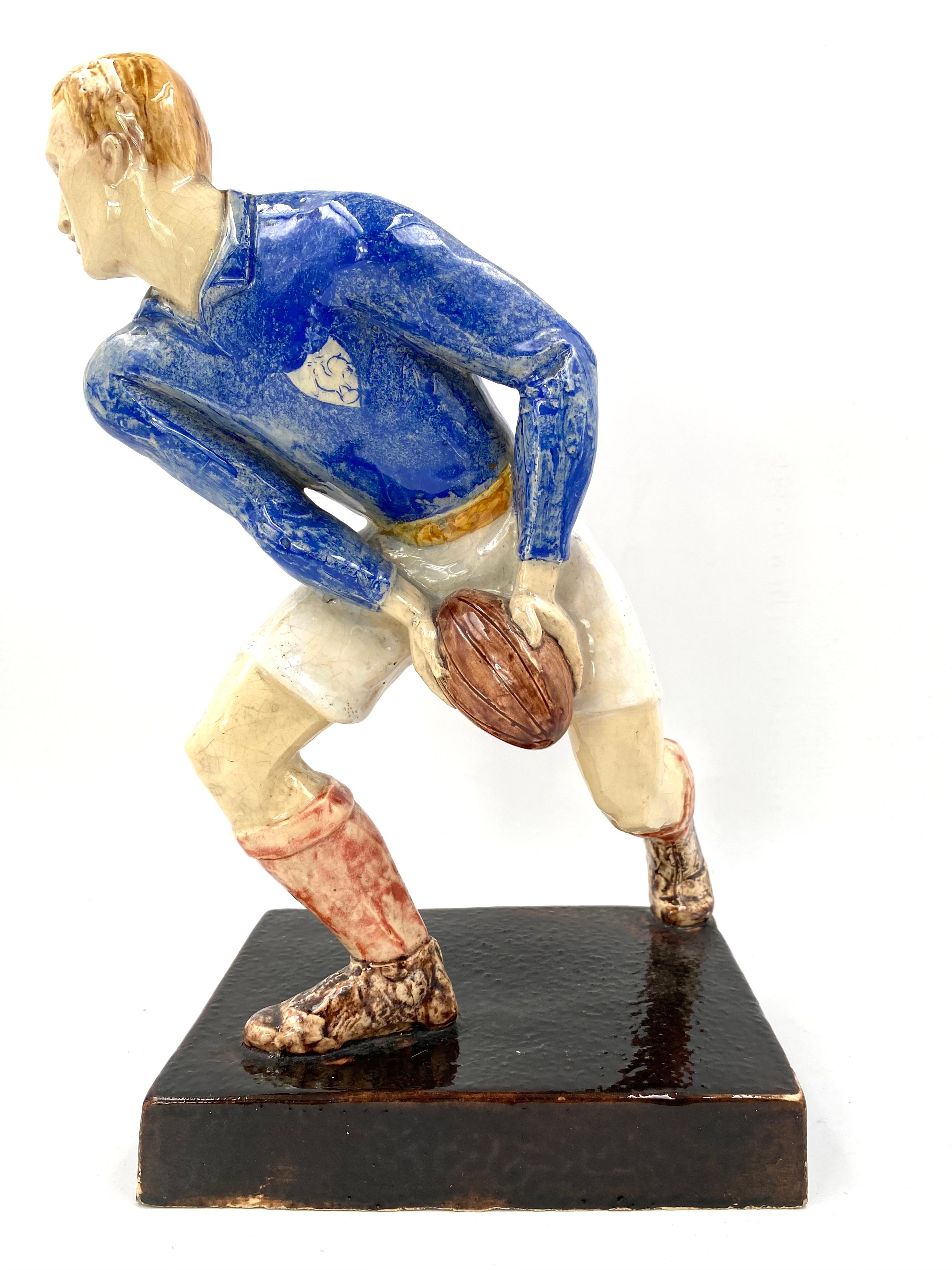 Willy Wuilleumier, Sculptures 'Les Joueurs De Rugby', G.A.M. France, 1940 For Sale 12