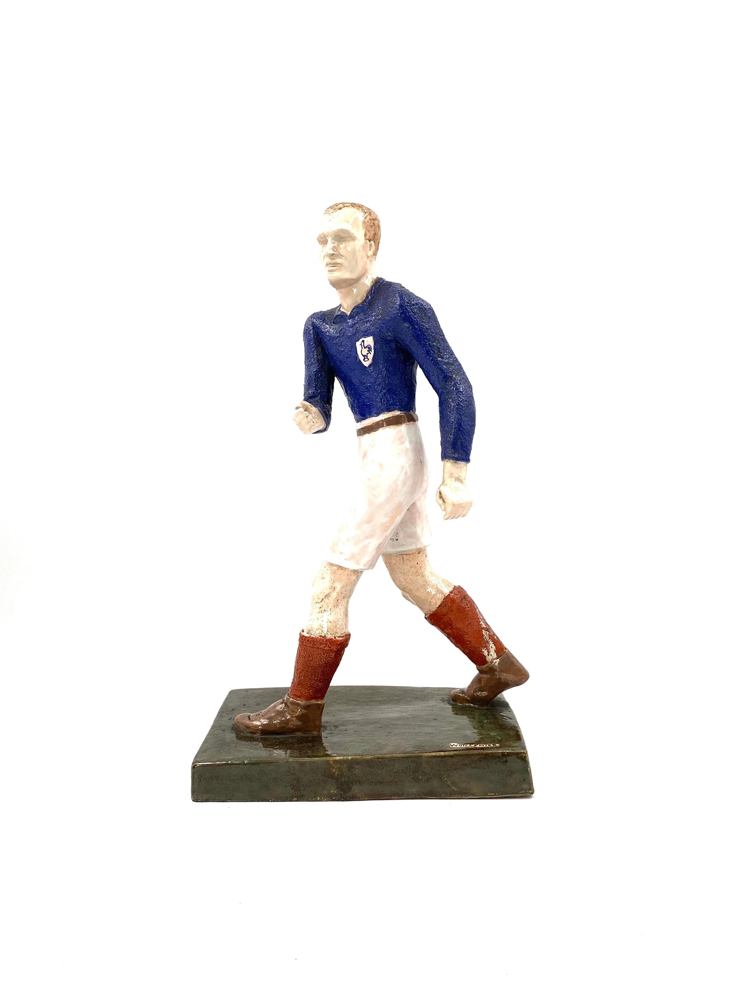 Willy Wuilleumier, Sculptures 'Les Joueurs De Rugby', G.A.M. France, 1940 For Sale 2
