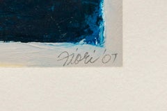 Wilma Fiori "Von Säule zu Säule" 2007 Geometrisch Abstrakt Öl auf Papier