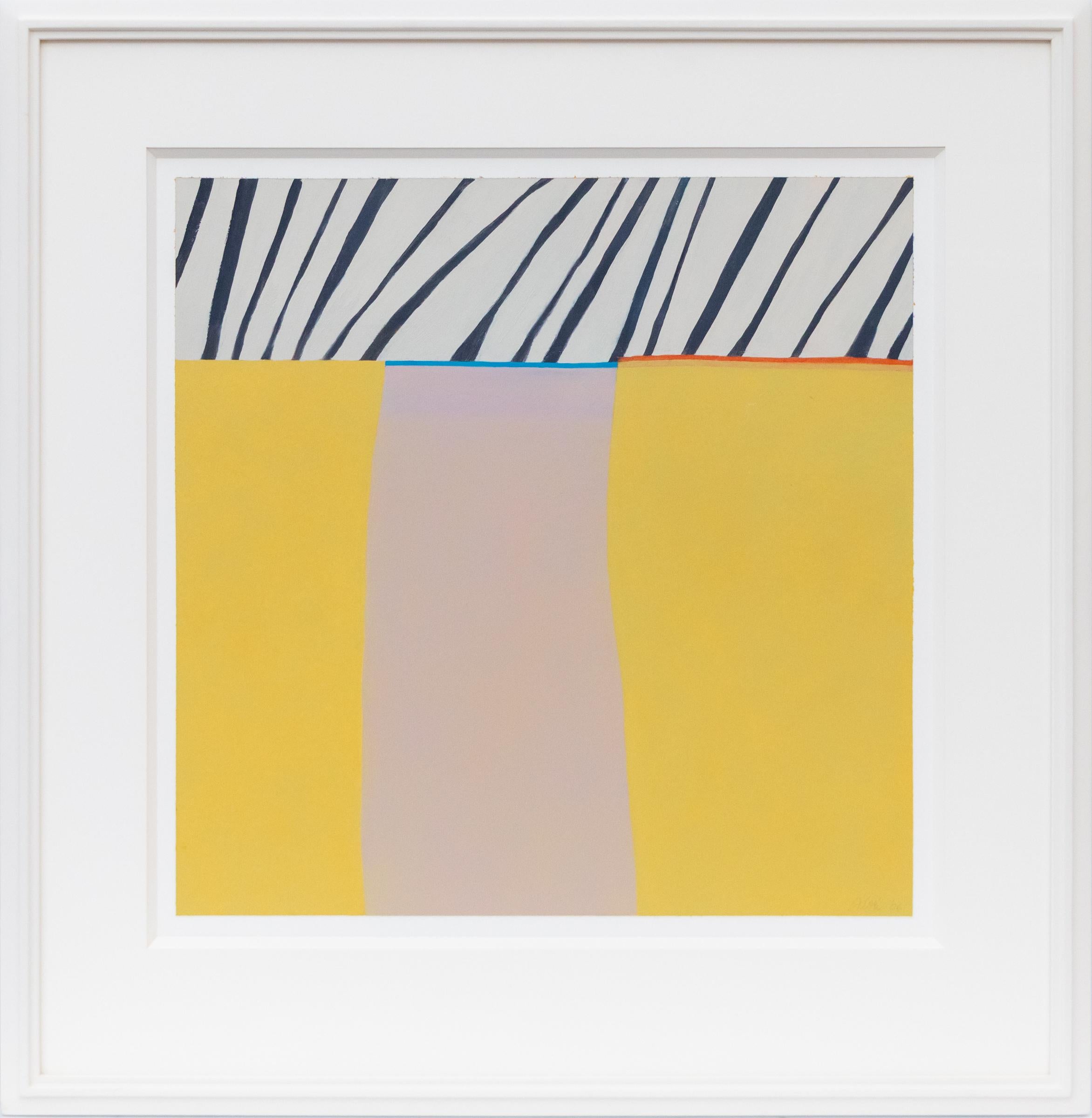 Gelbe Serie #5, 2006 Abstrakte Malerei von Wilma Fiori aus Denver im Angebot 1