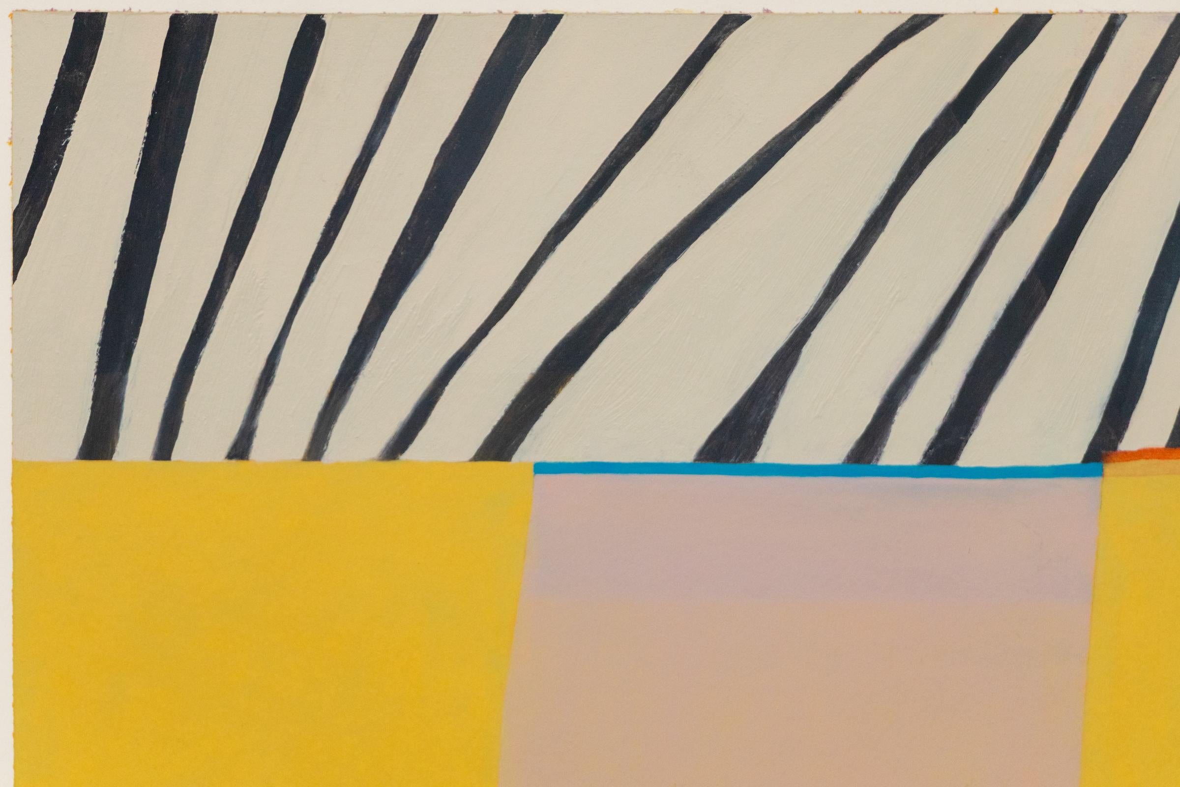 Gelbe Serie #5, 2006 Abstrakte Malerei von Wilma Fiori aus Denver im Angebot 3