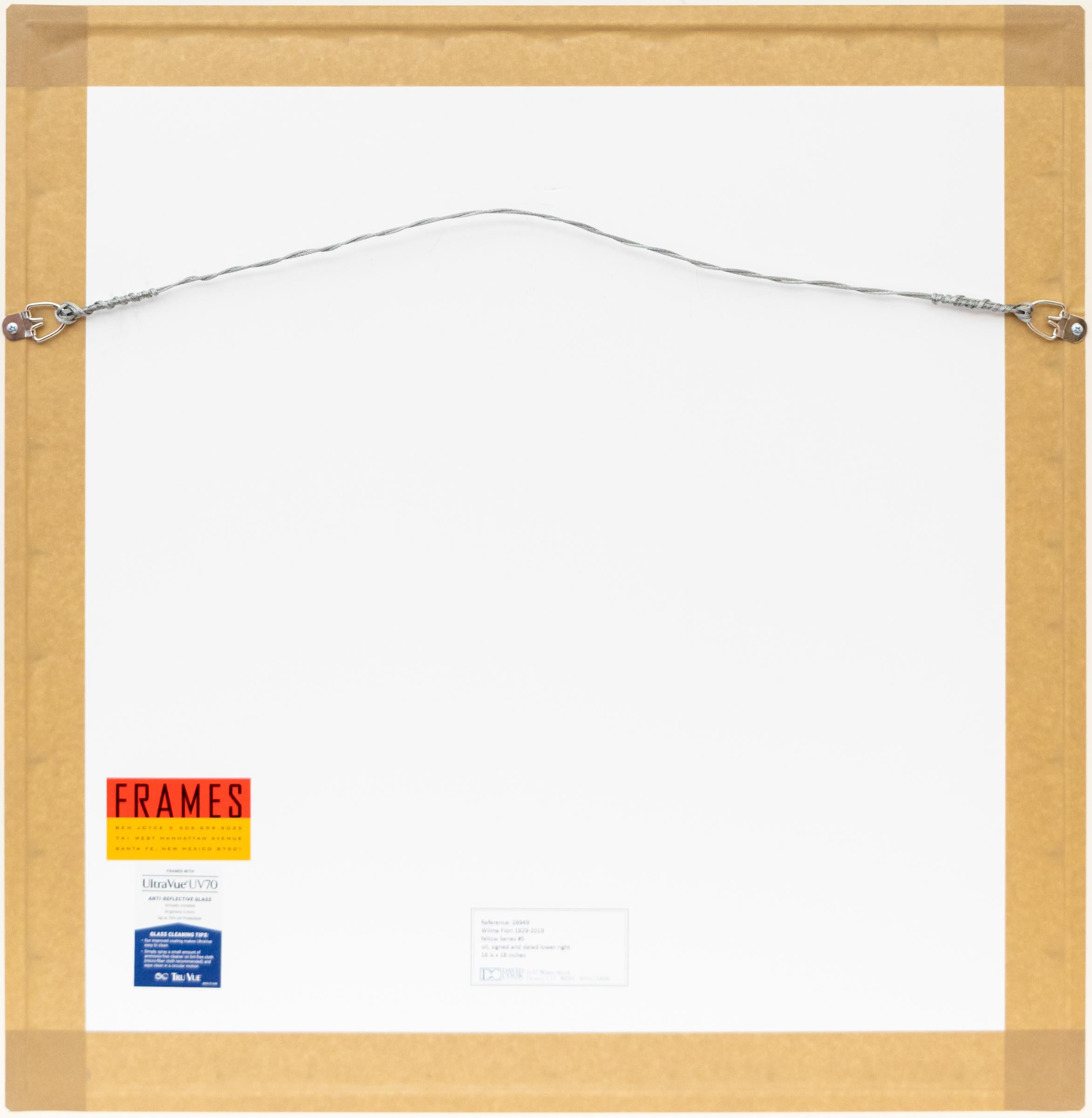 Gelbe Serie #5, 2006 Abstrakte Malerei von Wilma Fiori aus Denver im Angebot 7