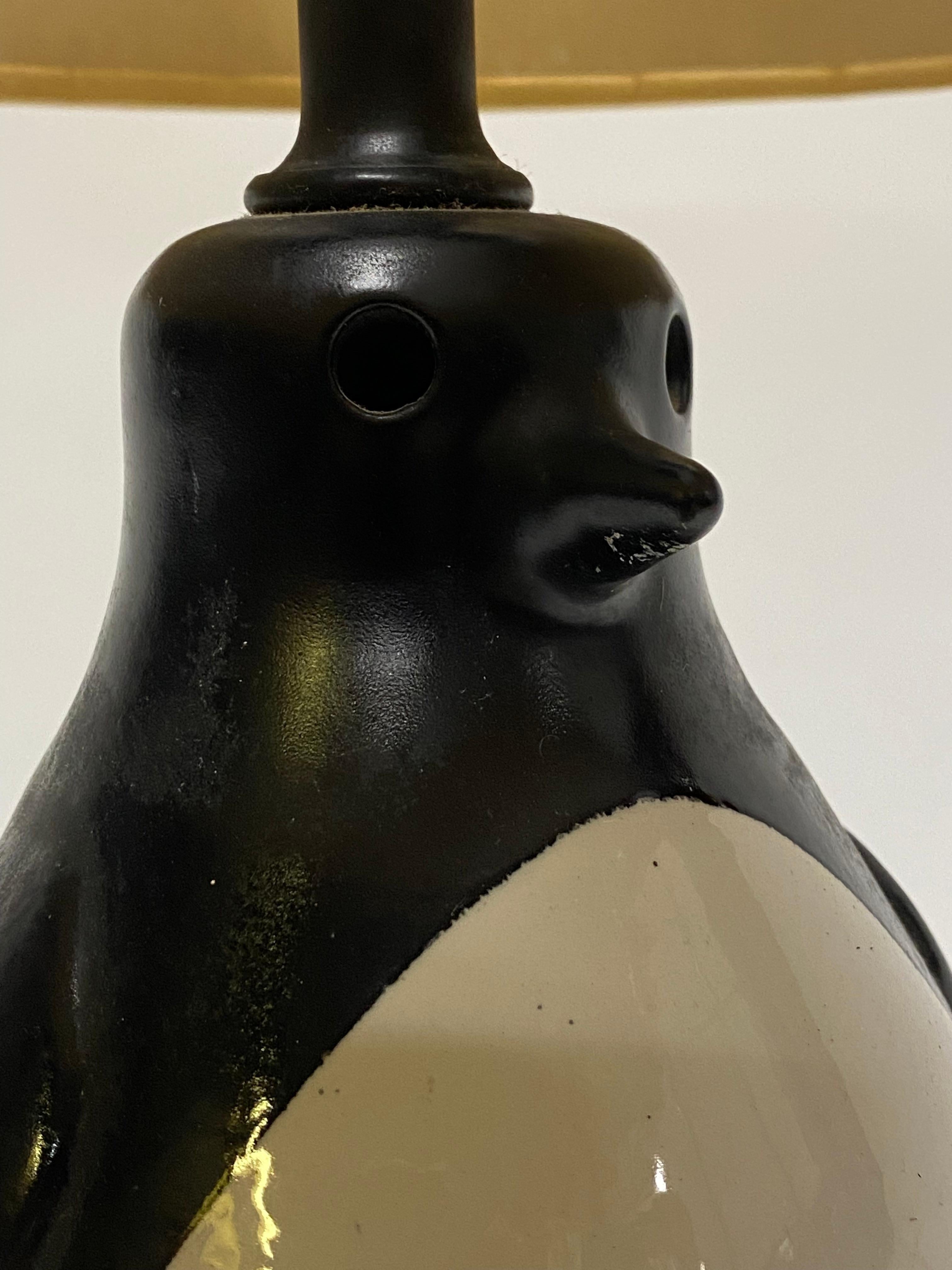 Wilmar Ceramic Penguin Table Lamp 1