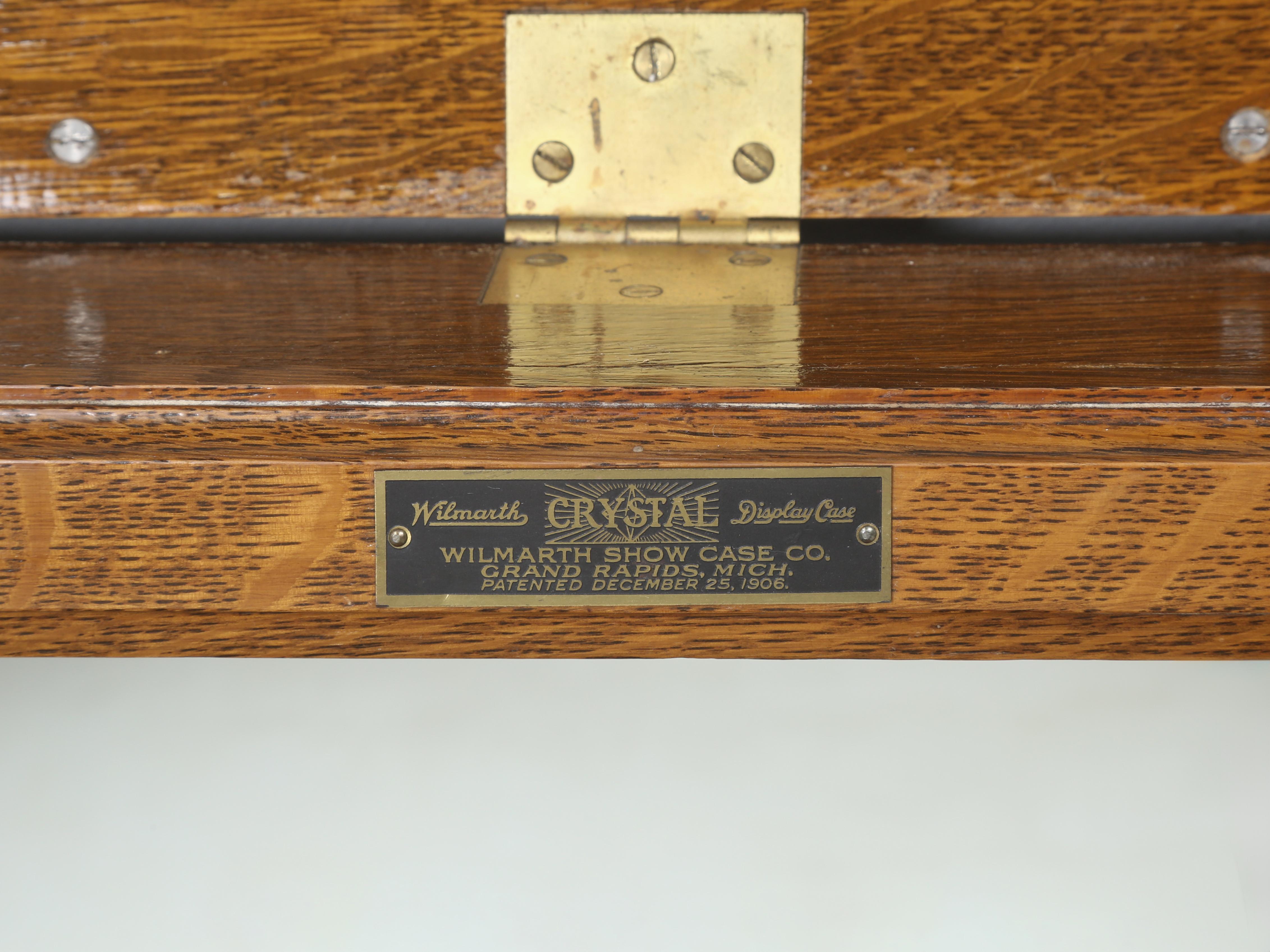 Inizio XX secolo Vetrinetta per ombrelli/canne di cristallo Wilmarth Grand Rapids MI 1910-1920 in vendita