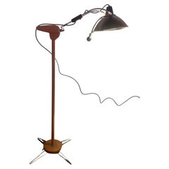 Used Wilmot Castle Medical / operating Floor Lamp, Modernist design, Amazing color 