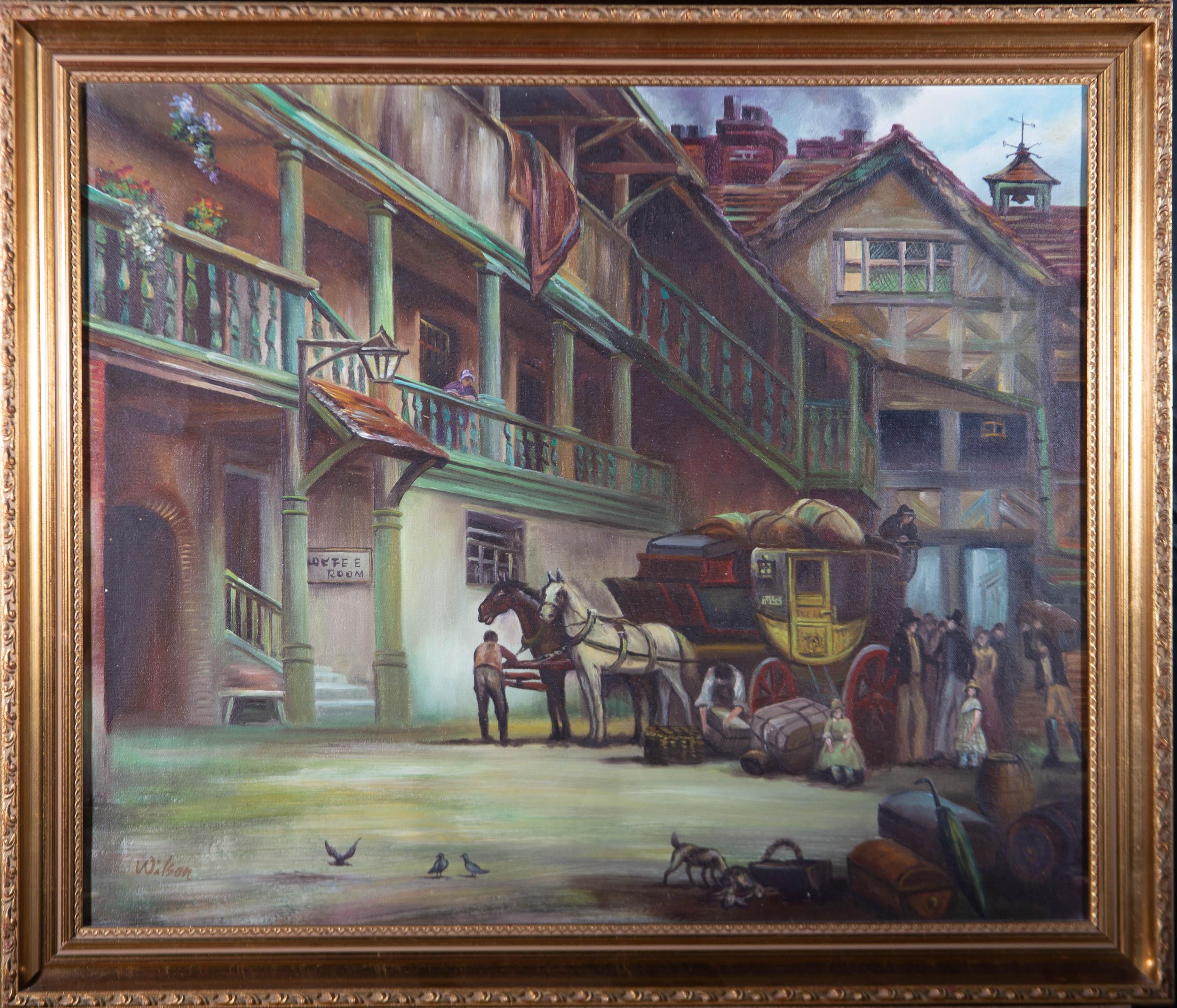 wilson oil painting signature