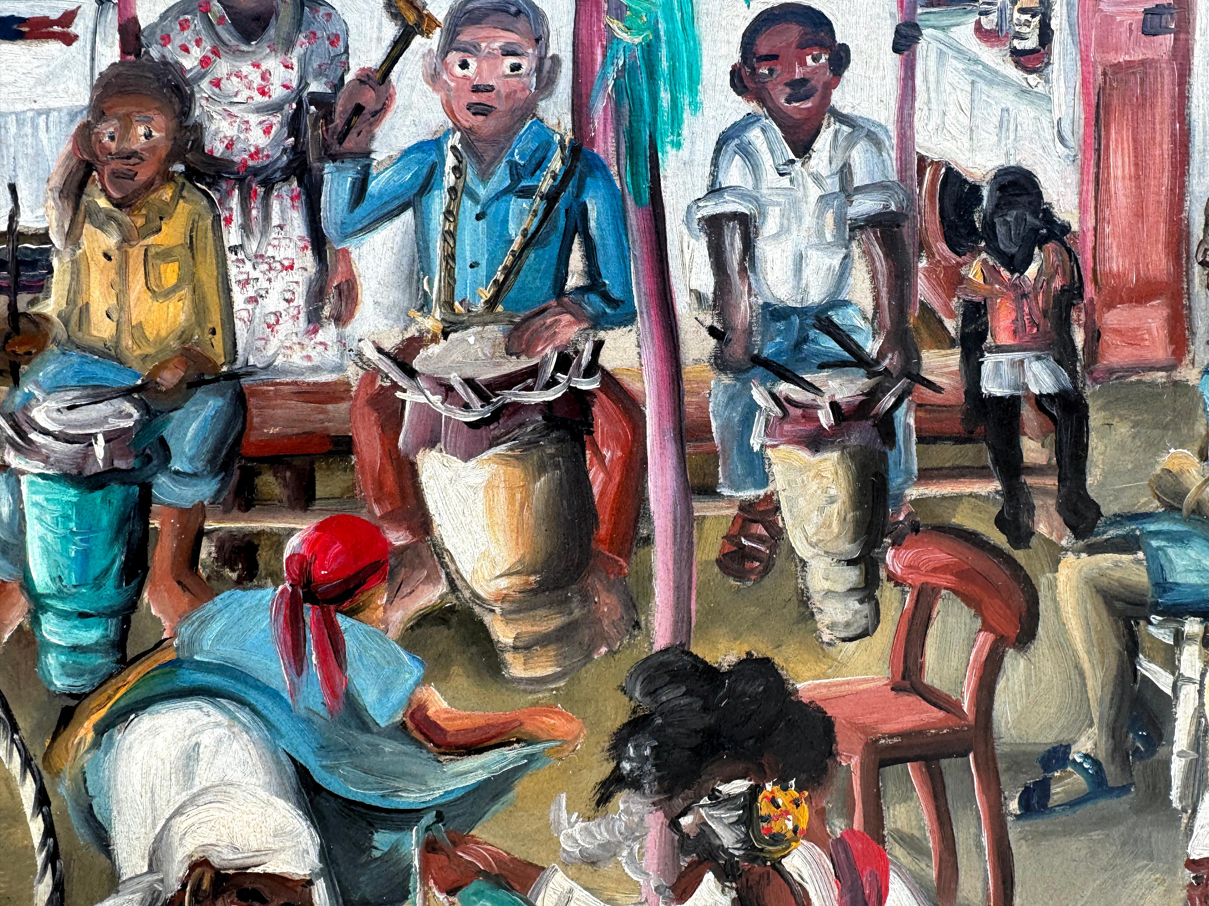 Ceremonia Vudú al Aire Libre con Sacrificio de Pollos Vudú en venta 6