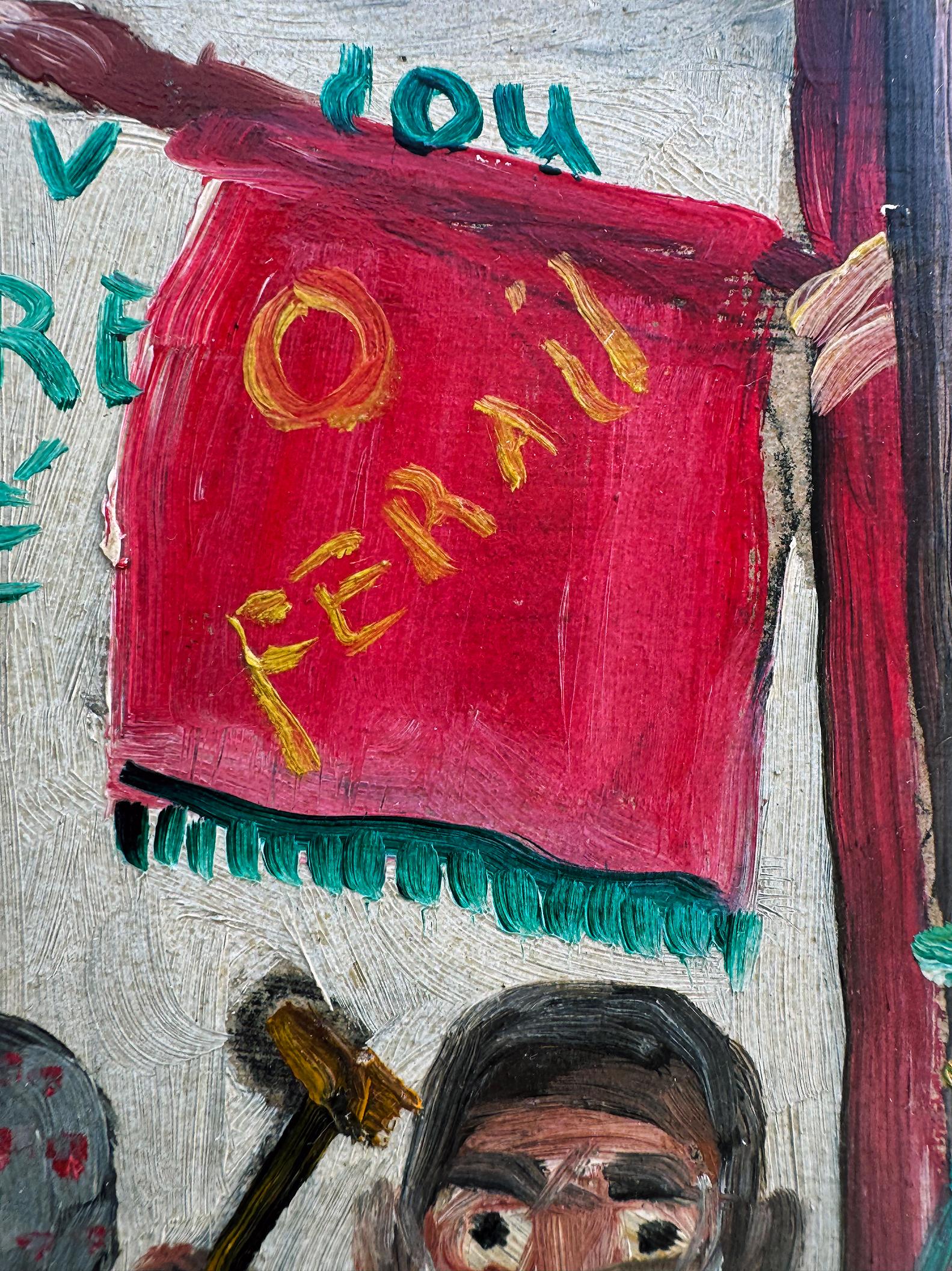 Ceremonia Vudú al Aire Libre con Sacrificio de Pollos Vudú en venta 8