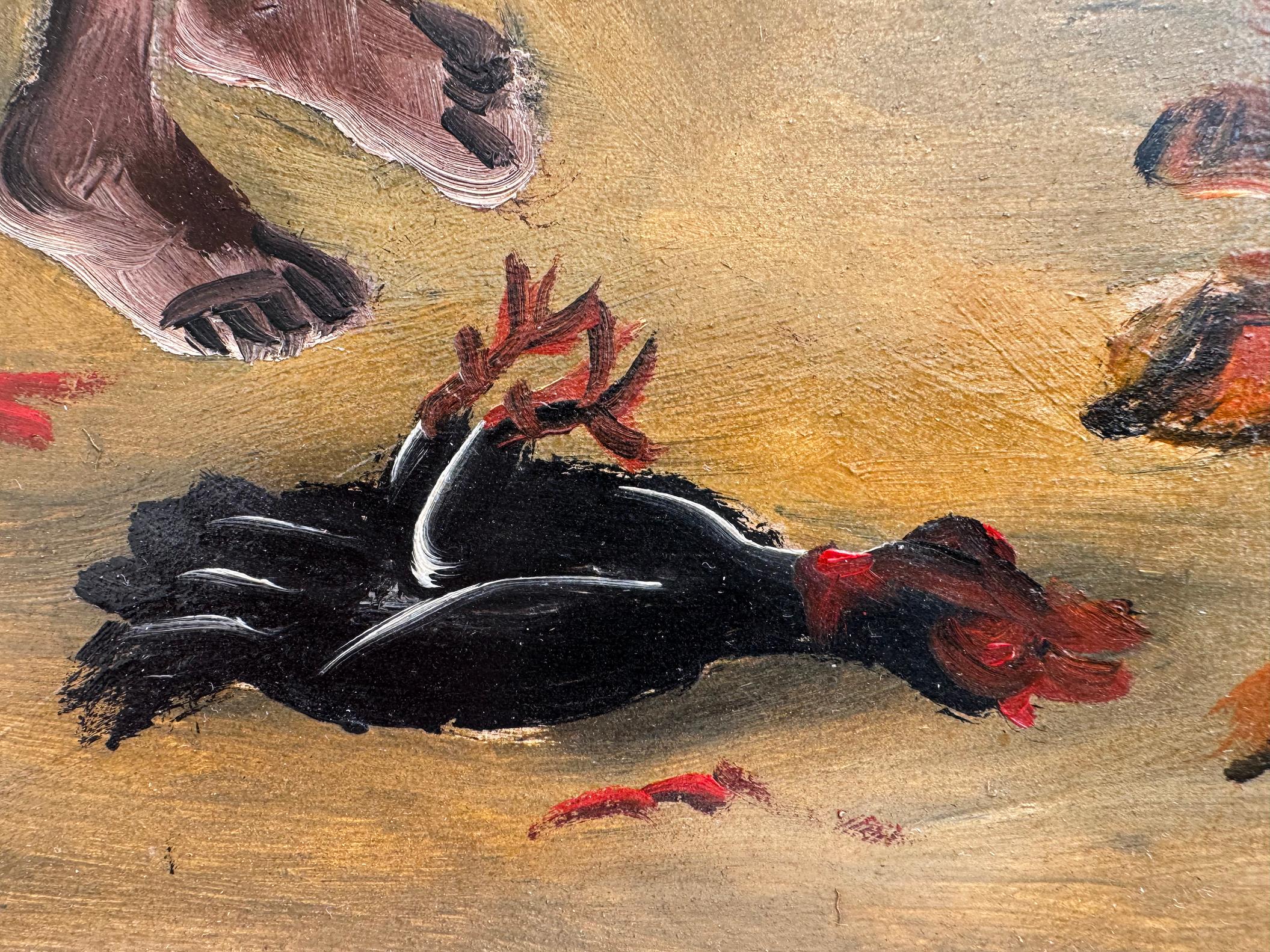 Ceremonia Vudú al Aire Libre con Sacrificio de Pollos Vudú en venta 2