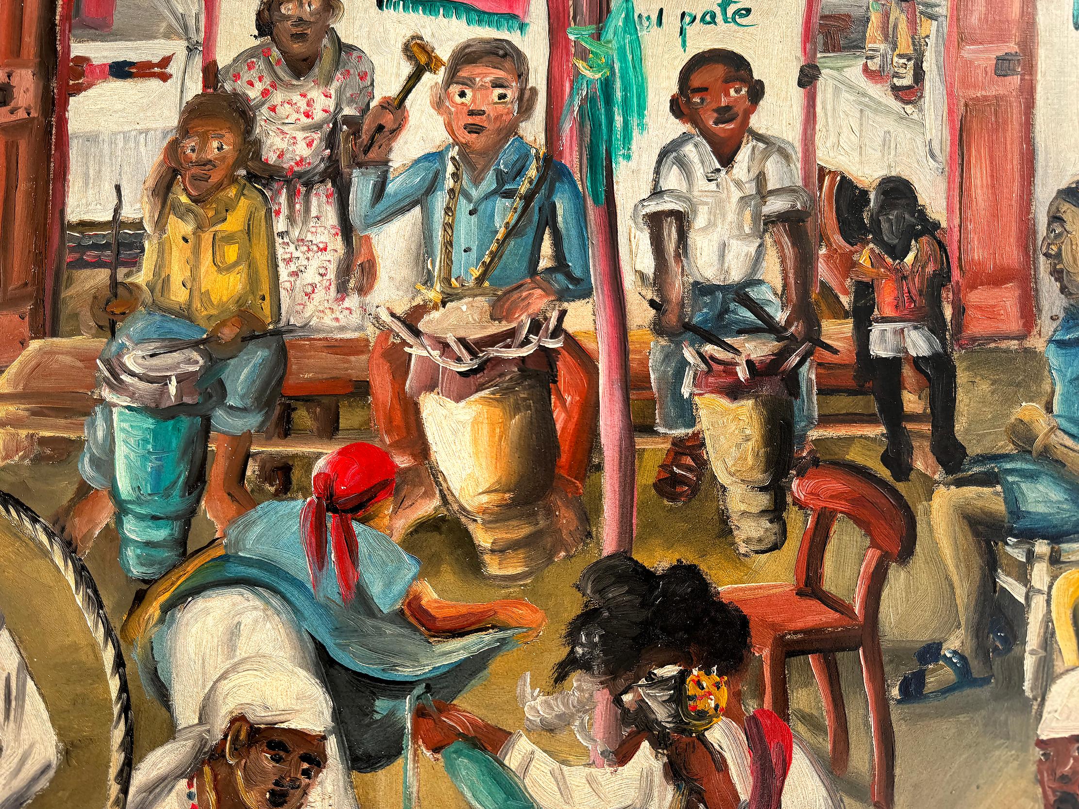 Ceremonia Vudú al Aire Libre con Sacrificio de Pollos Vudú en venta 3