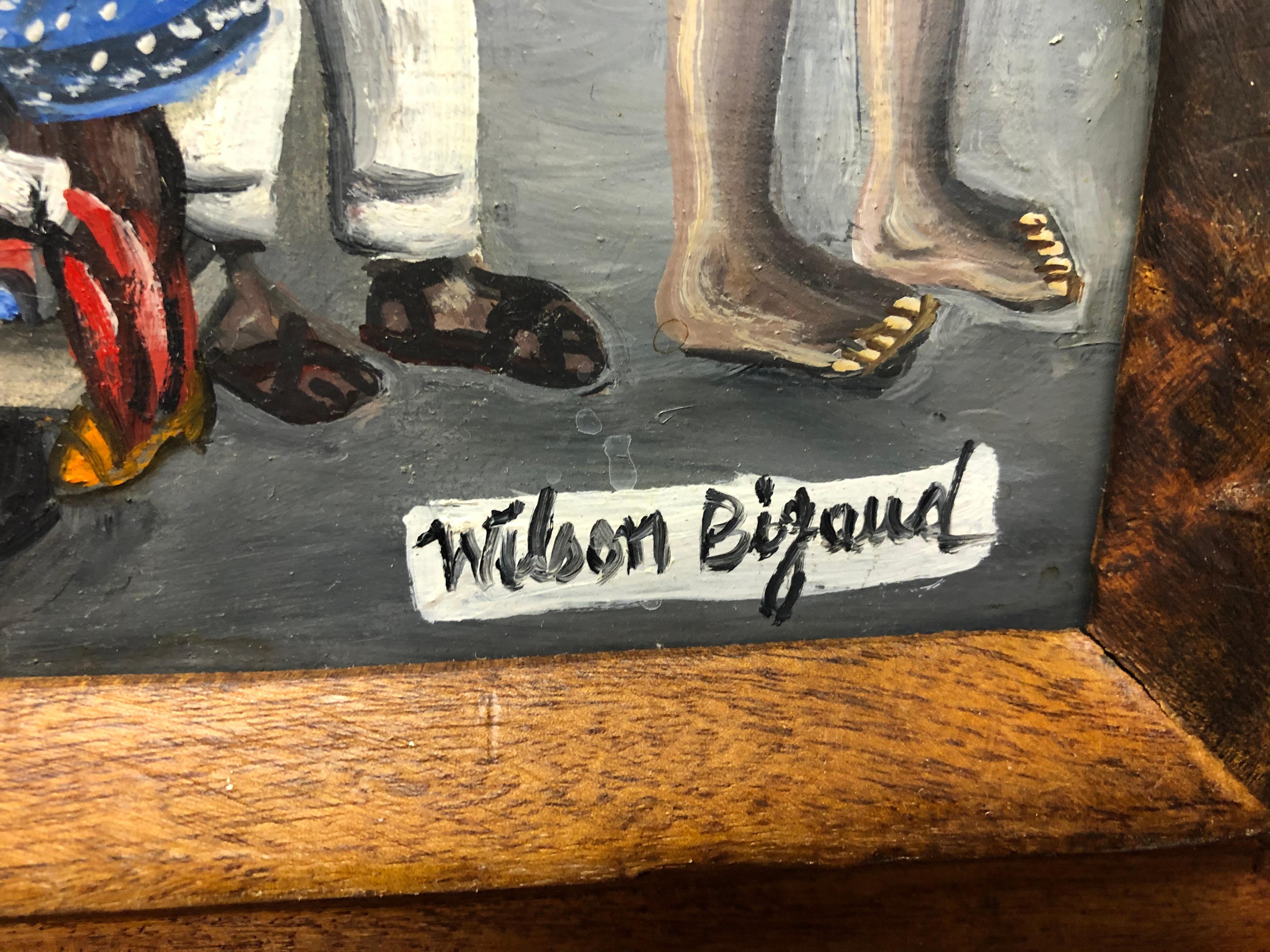 Wilson Bigaud Haitian Market  For Sale 1