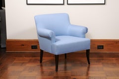 Wilson Blue Club Chair