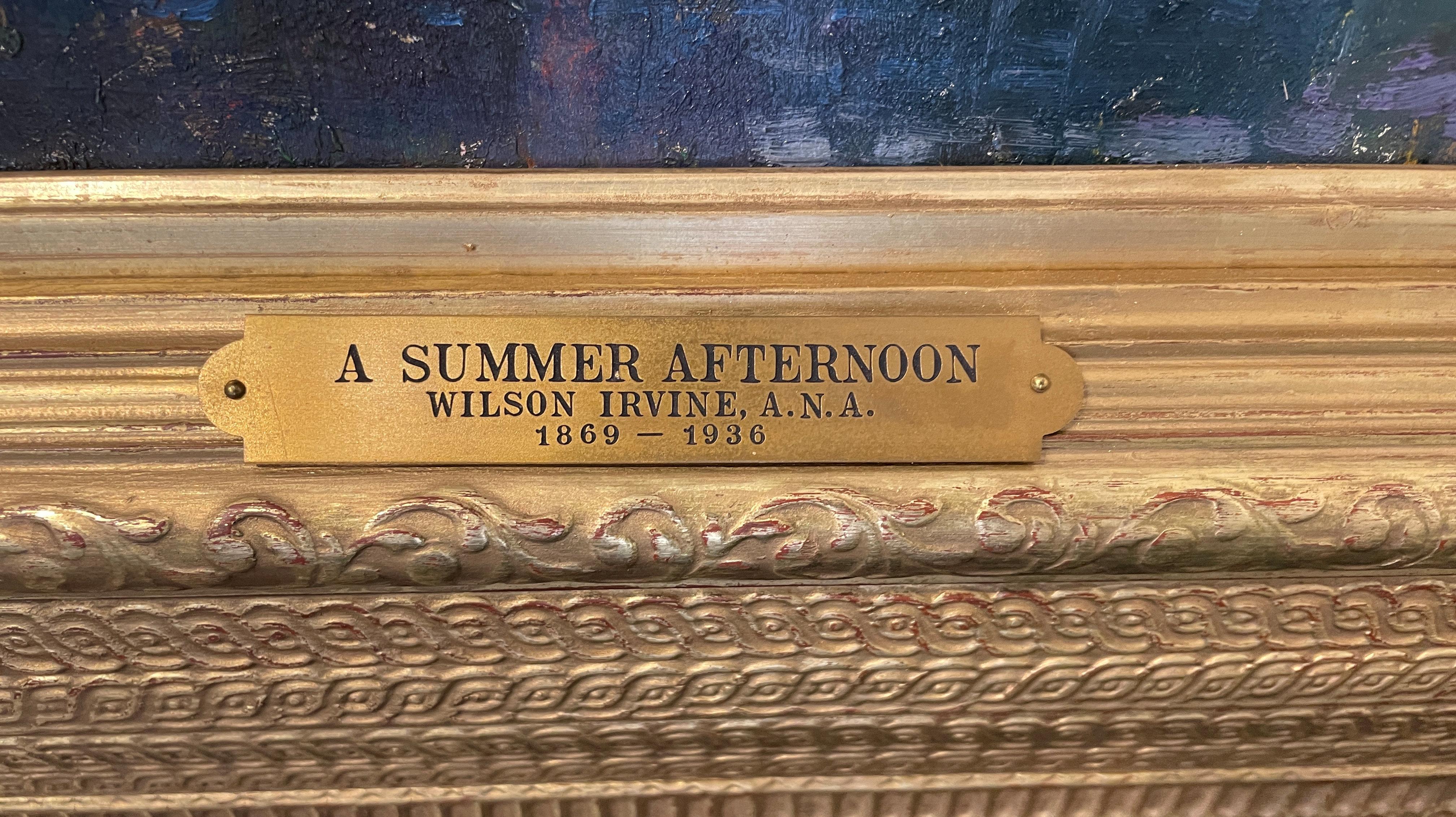 « A Summer Afternoon », Wilson Irvine, Old Lyme Connecticut, Impressionnisme américain en vente 2
