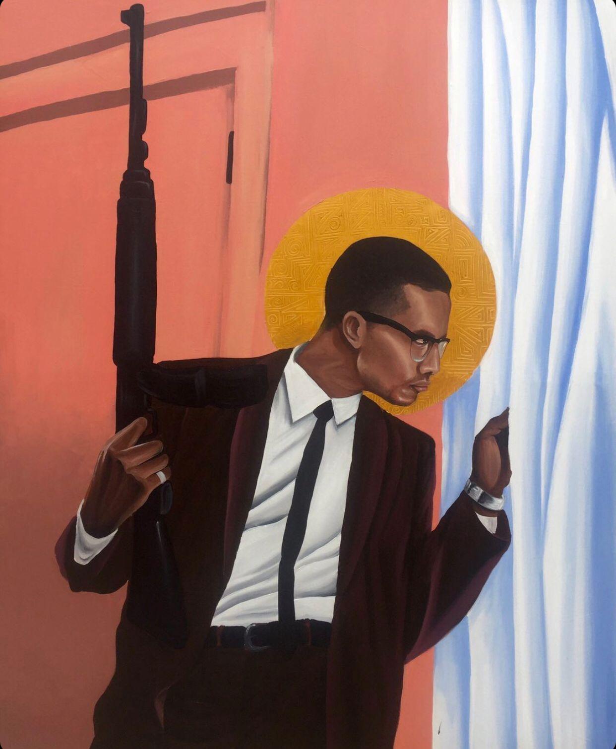 Wilson Imini Figurative Painting - Night watch