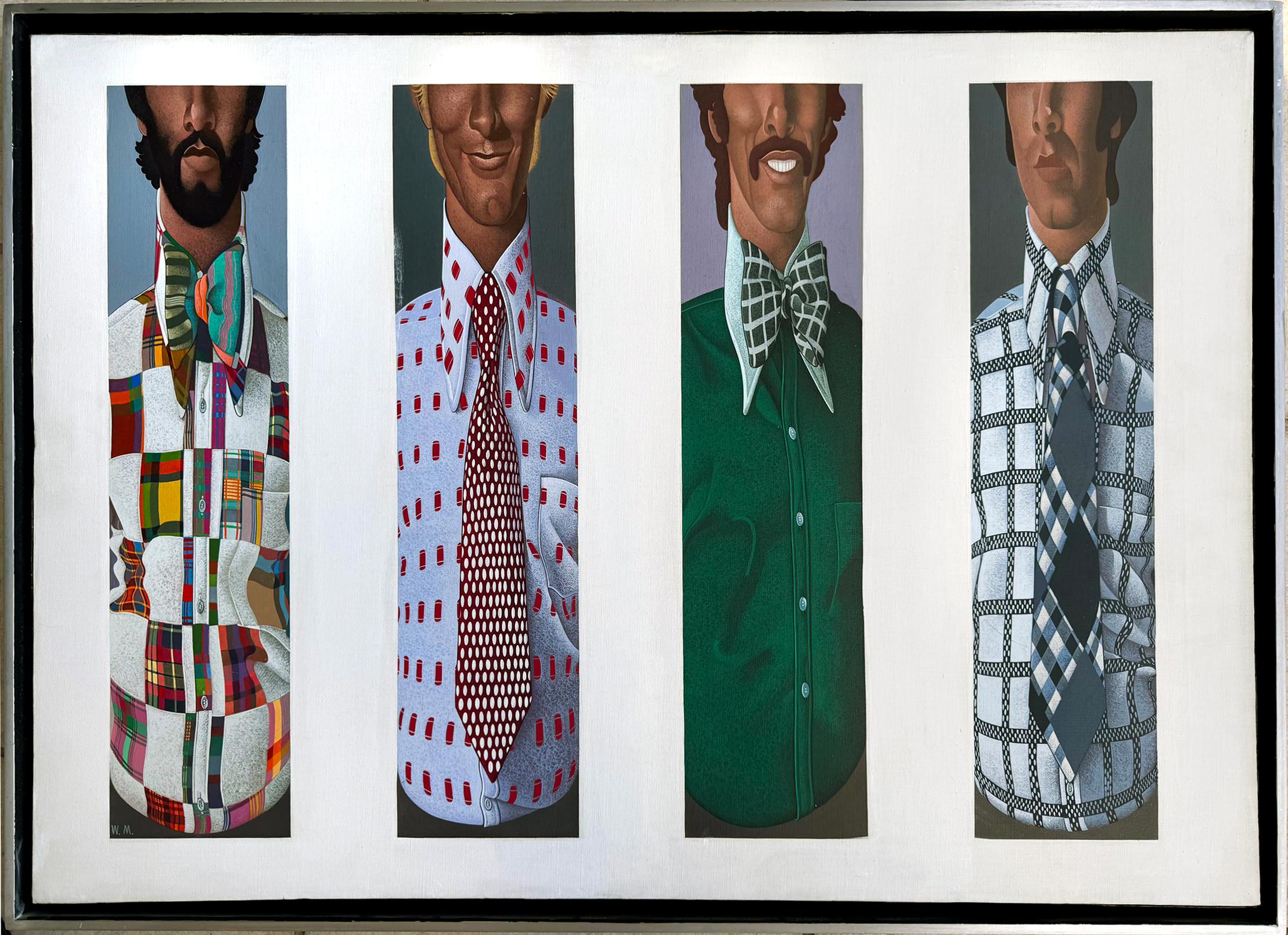 Groovy 1970s Men's Fashion - Gay Interest - like Domenico Gnoli For Sale 9