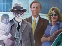 Turquie. Brass et nervures. La famille Suburbia. Centre d'achat et Sigmund Freud  Illustration