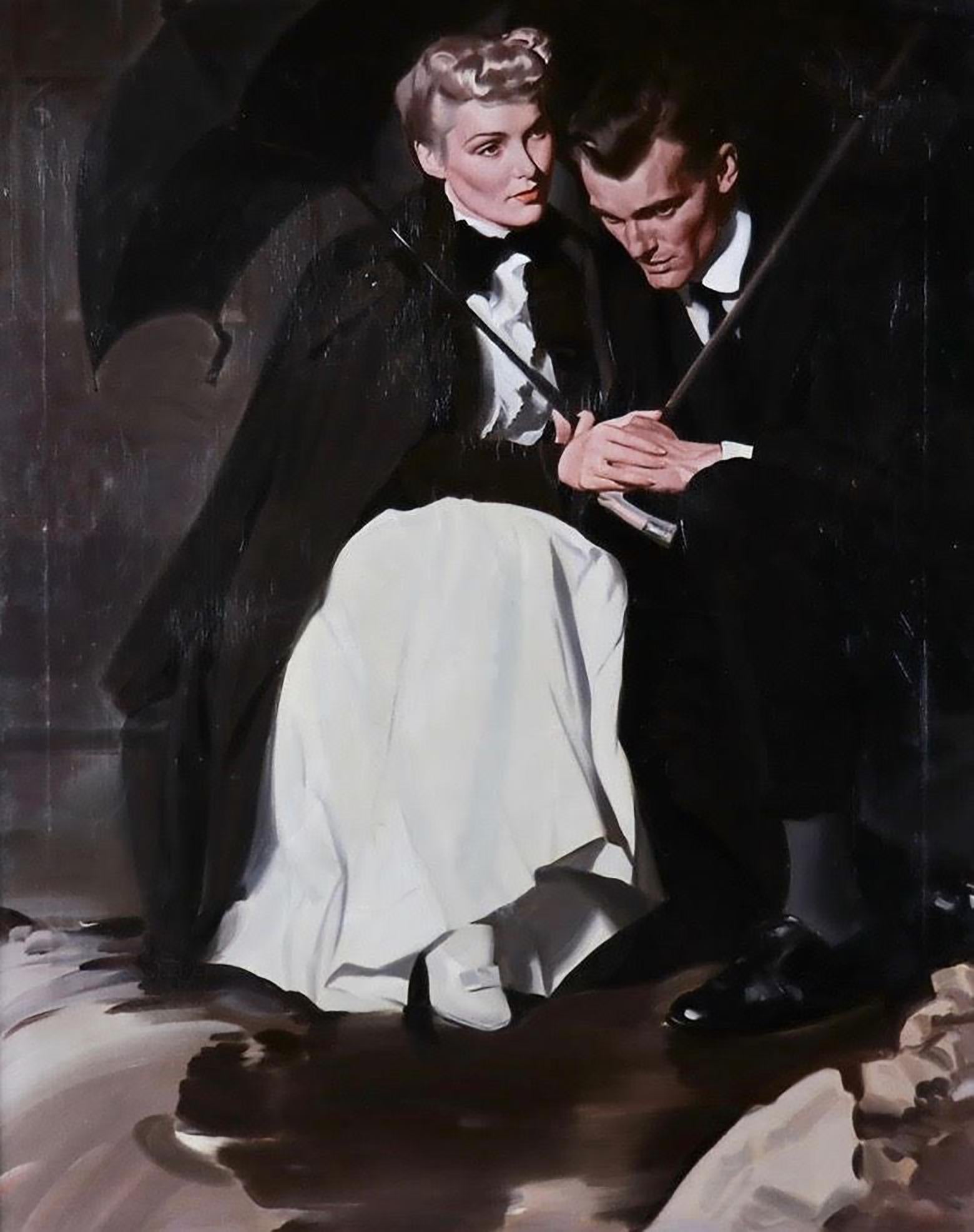 Wilson Jr. Mortimer Figurative Painting - "There is No Love, " Saturday Evening Post Magazine Illustration