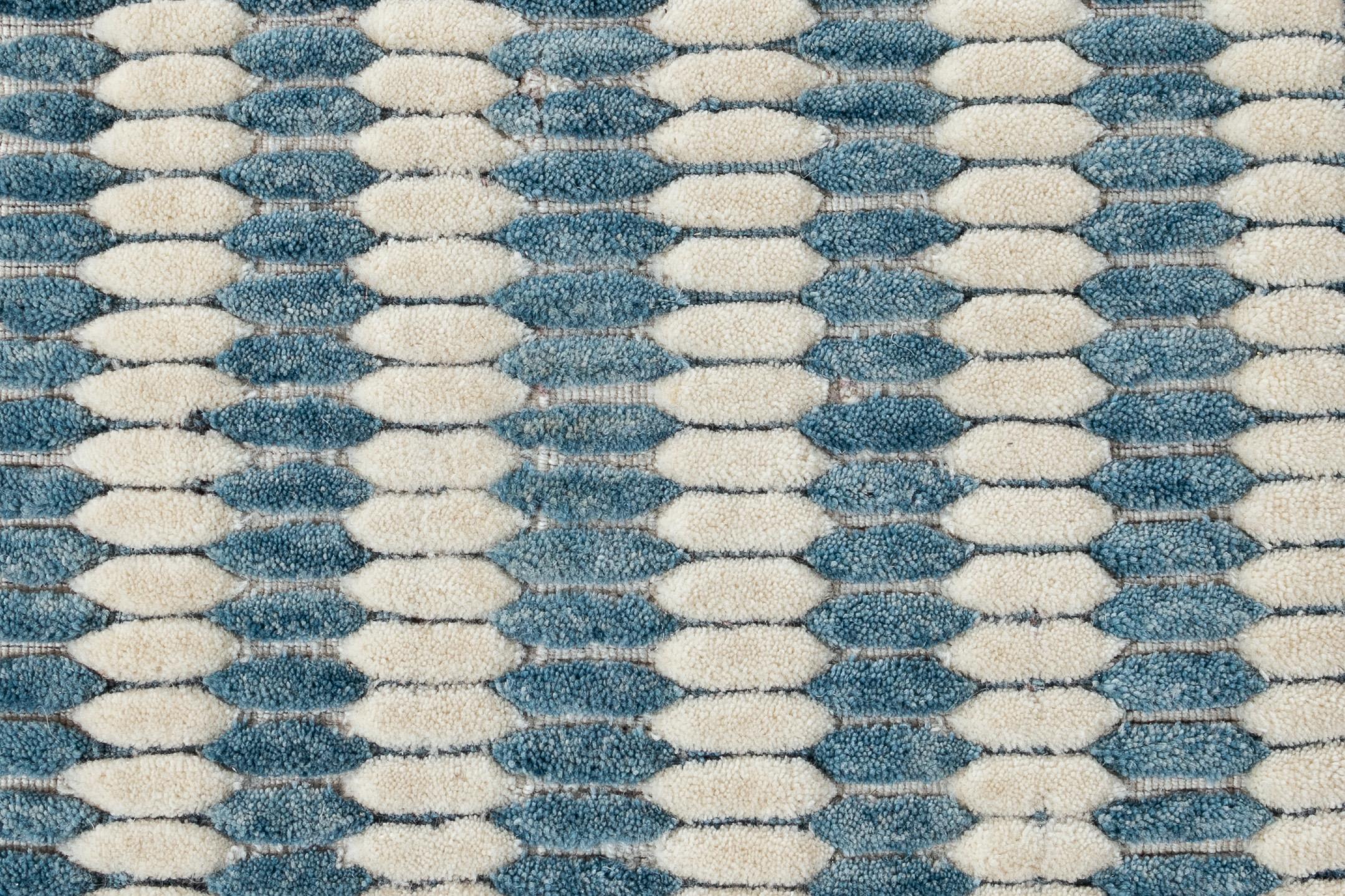 Hand knotted 100% wool custom rug. Custom sizes and colors made-to-order.

Collection: Wilson Point
Material: Wool
Lead time: Approx. 12-15 wks depending on size
Available colors: As shown.

Price listed is for an 8' x 10' rug.