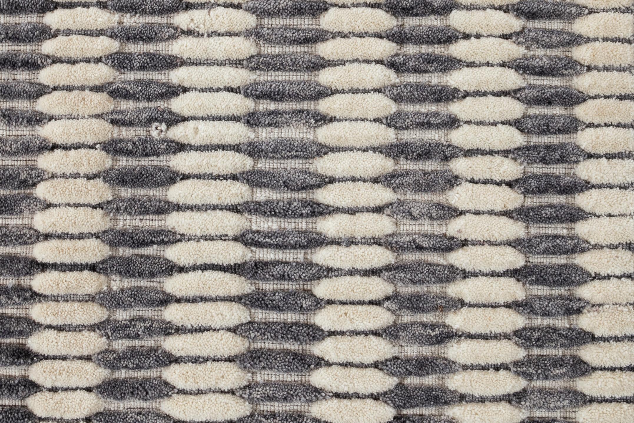 Modern Wilson Point Collection Handwoven Contemporary Custom Rug For Sale